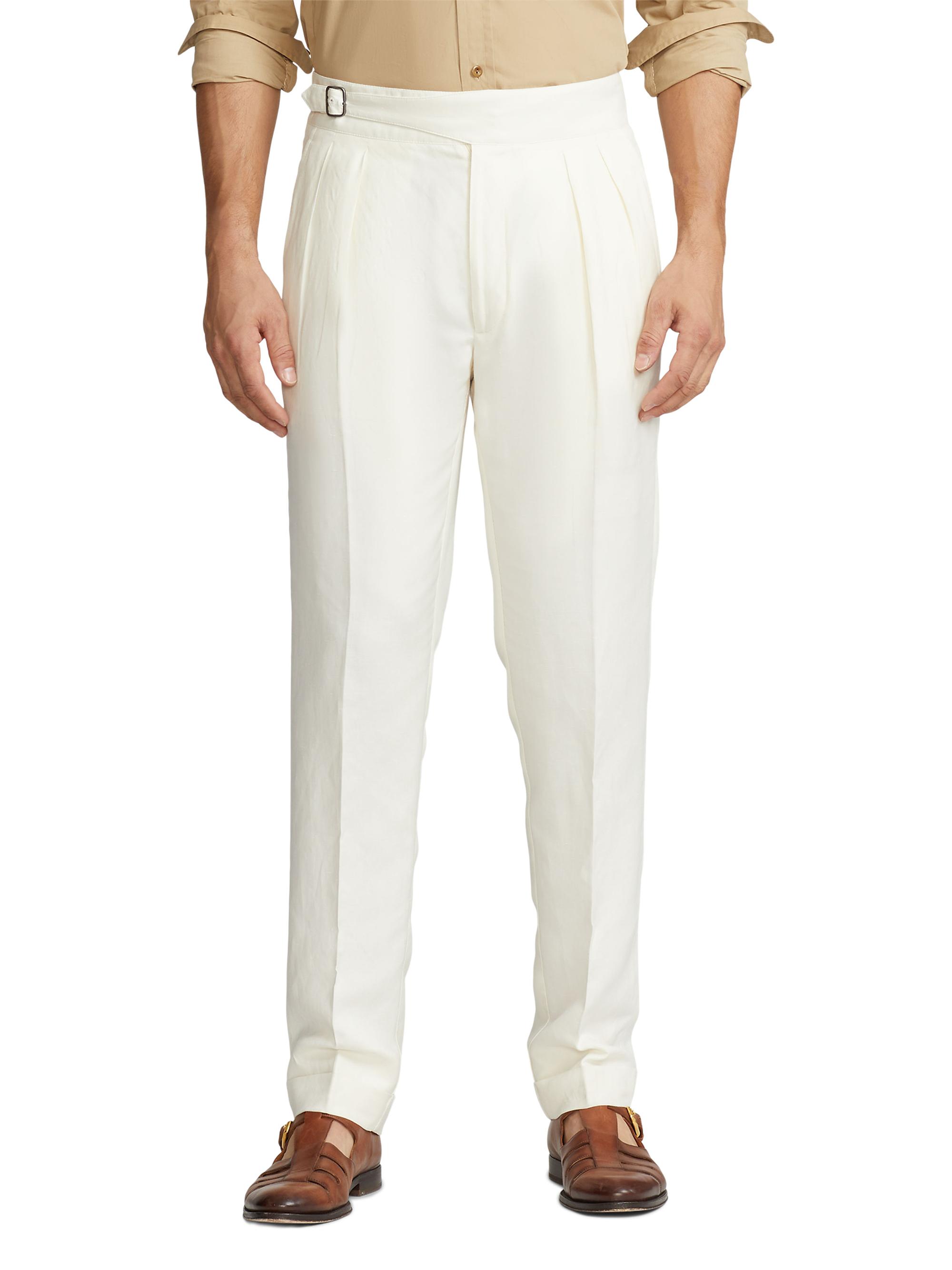 【新品】RALPH LAUREN PURPLE LABELホワイトチノスラックス 29054943_59013268_600.jpg