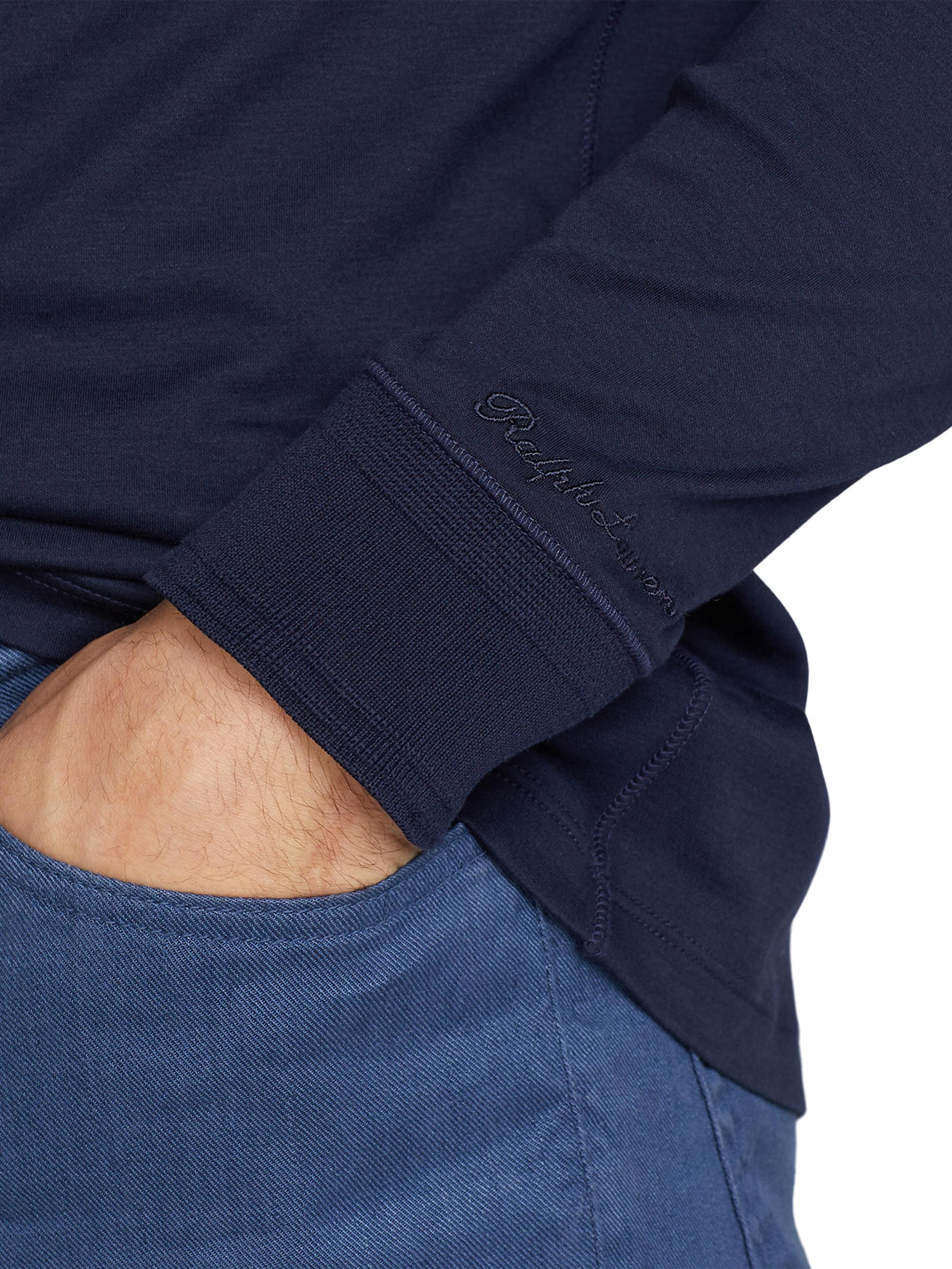 Ralph Lauren Purple Label Textured Cotton-Silk Henley Shirt | Saks