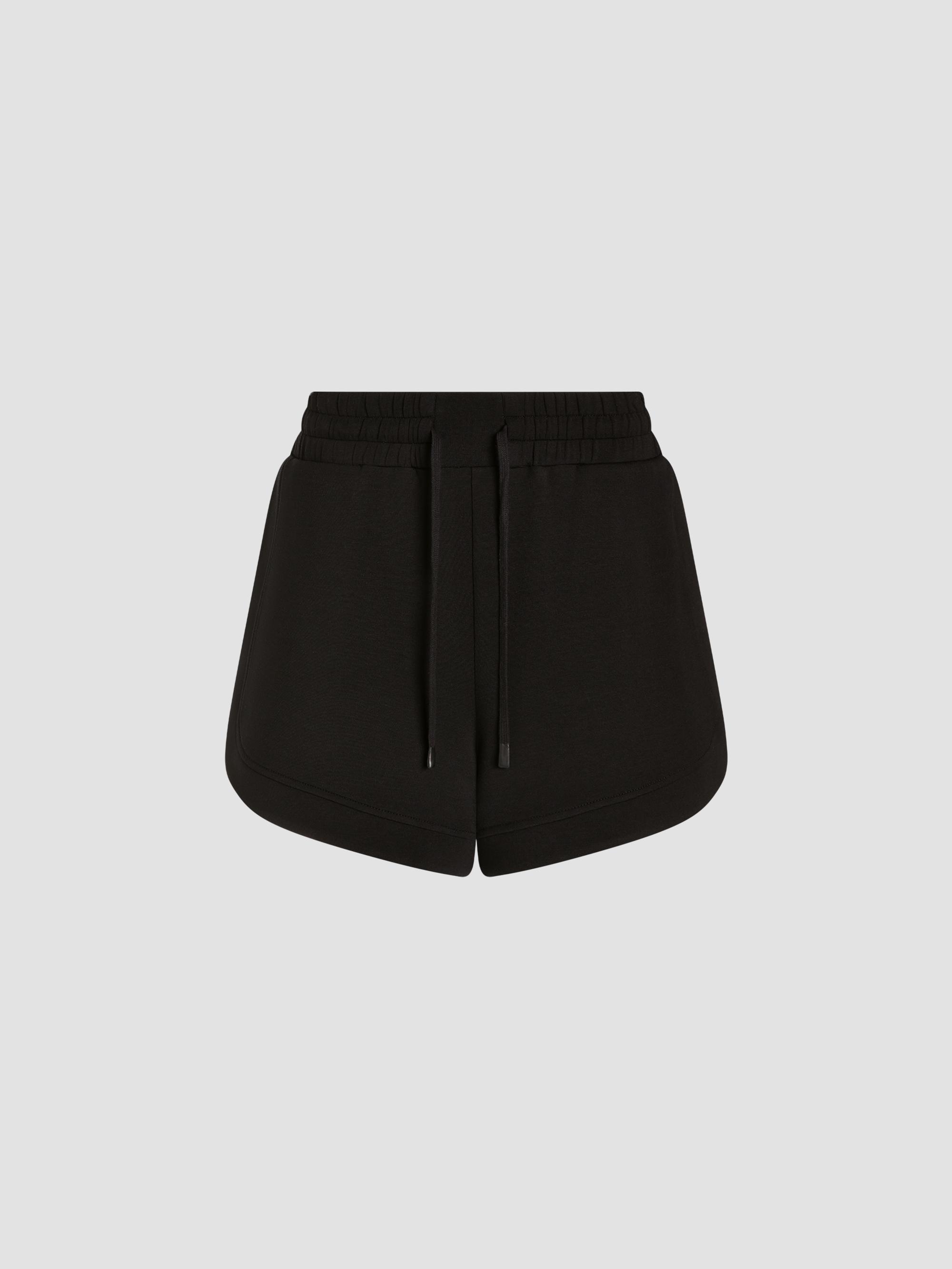 Varley Women's Ollie High-Rise Drawstring Shorts - Black