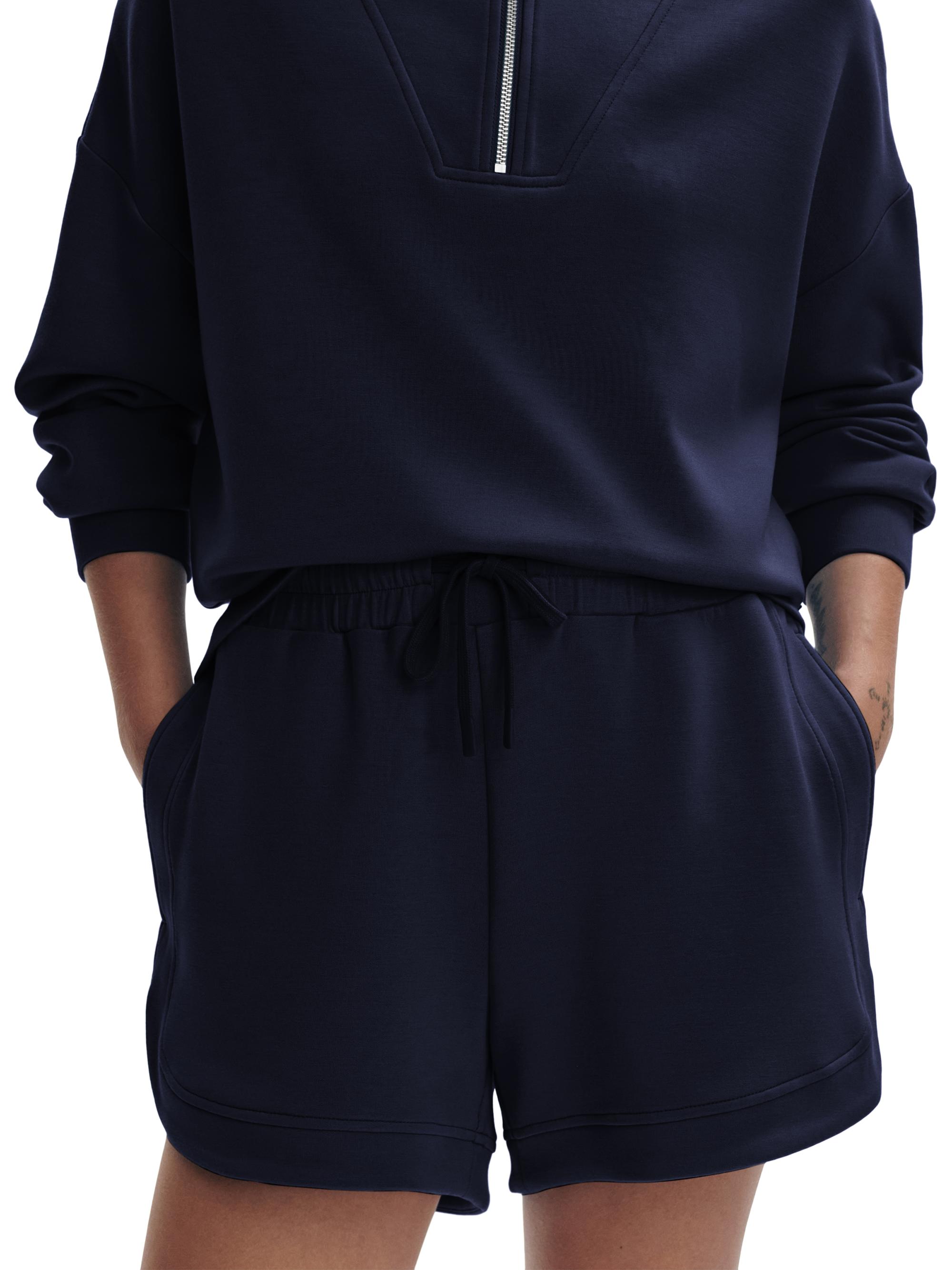 Varley Women's Ollie High-Rise Drawstring Shorts - Navy