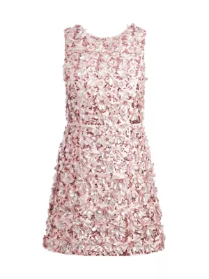 Alice + Olivia Women's Lindsey Embellished Minidress - Blush Rose Gold
