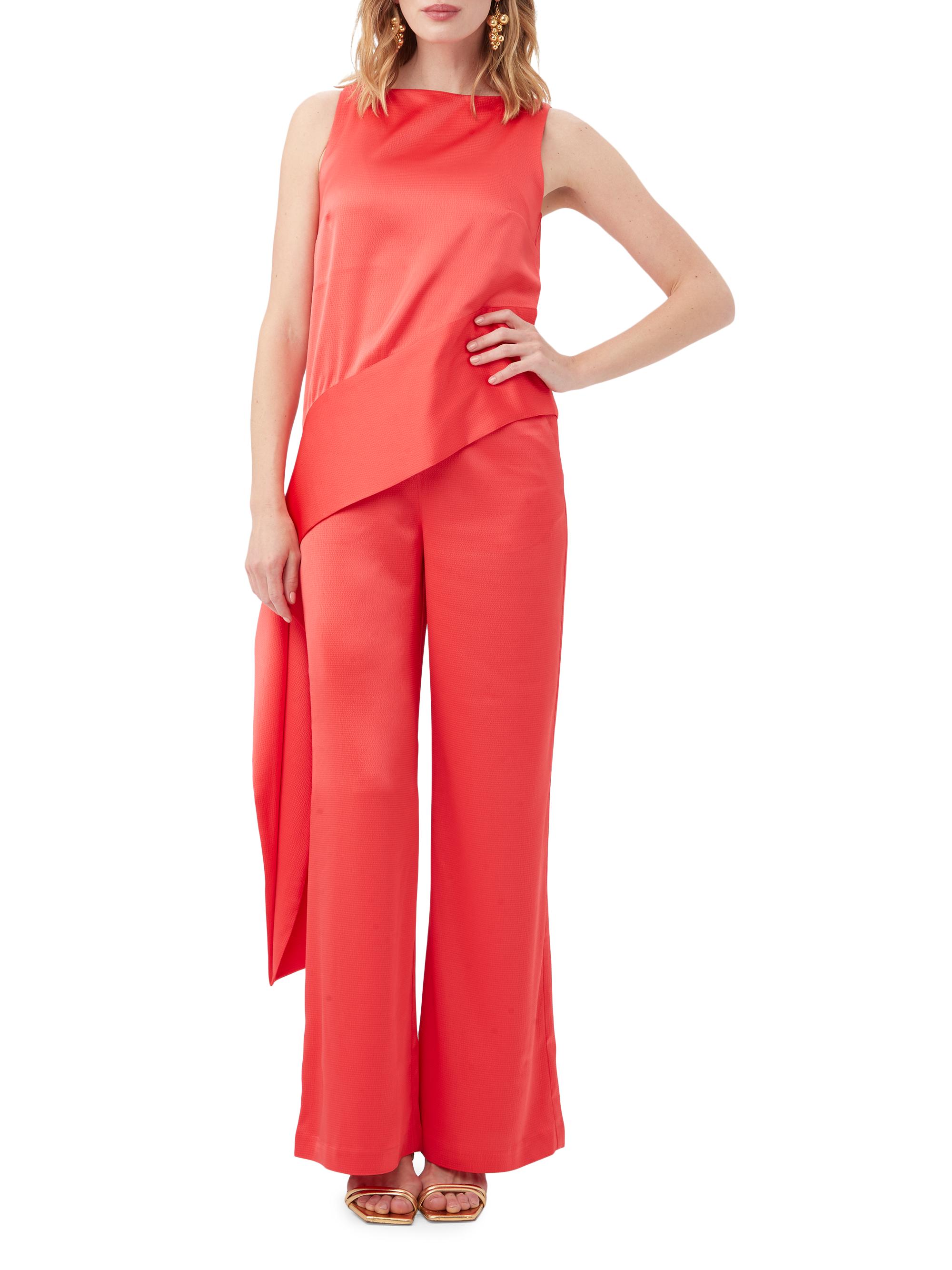 Trina Turk Women's Makay Draped Top - Capri Coral