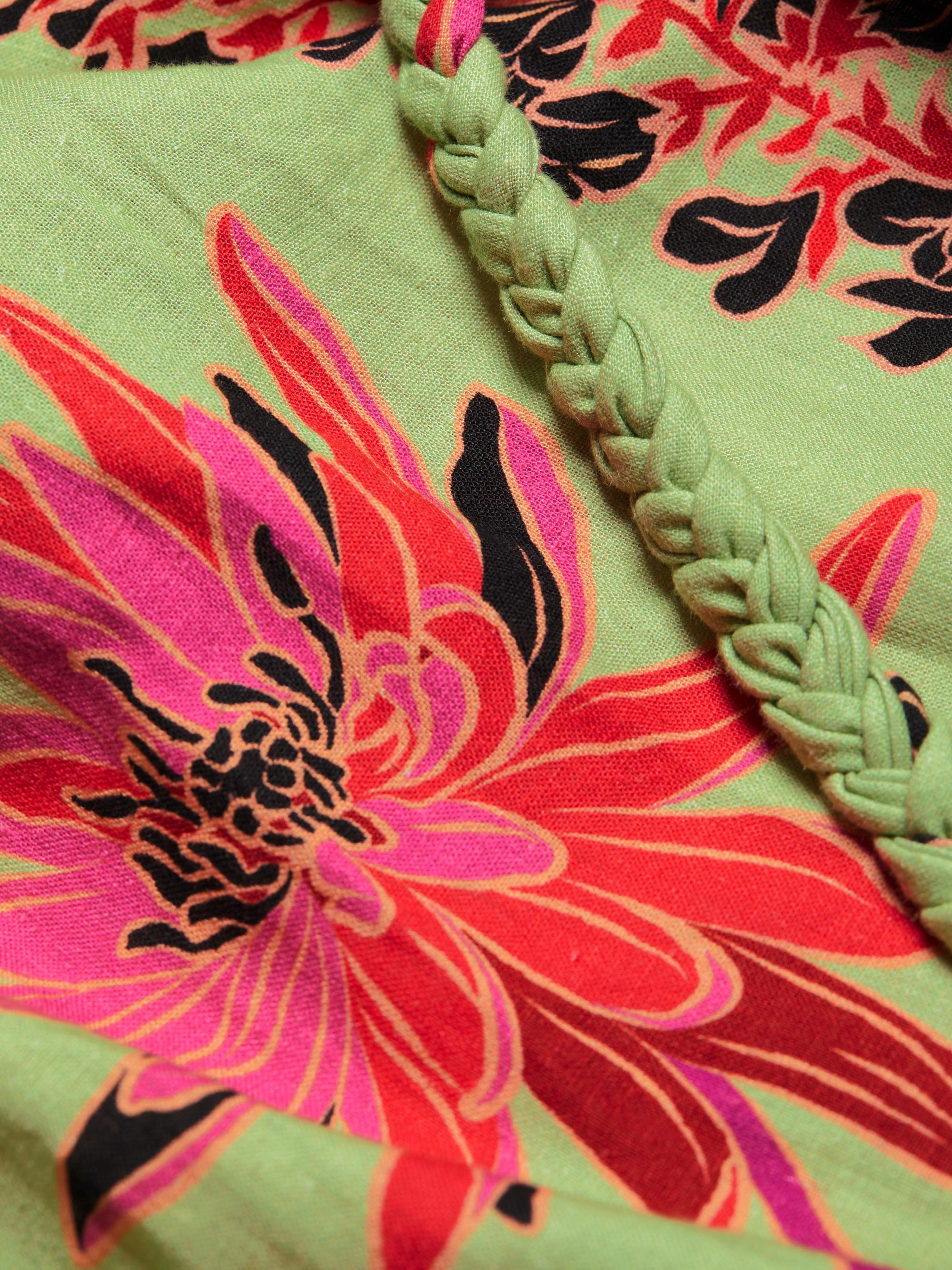 Farm Rio Fresh Garden One-Shoulder Midi Dress | Saks Fifth Avenue