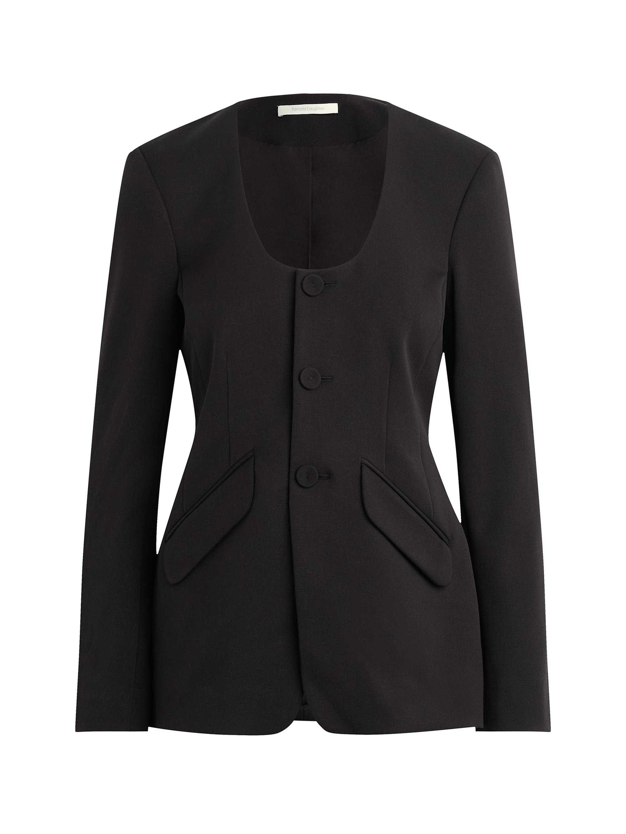 Favorite Daughter Women's Diana Single-Breasted Jacket - Black