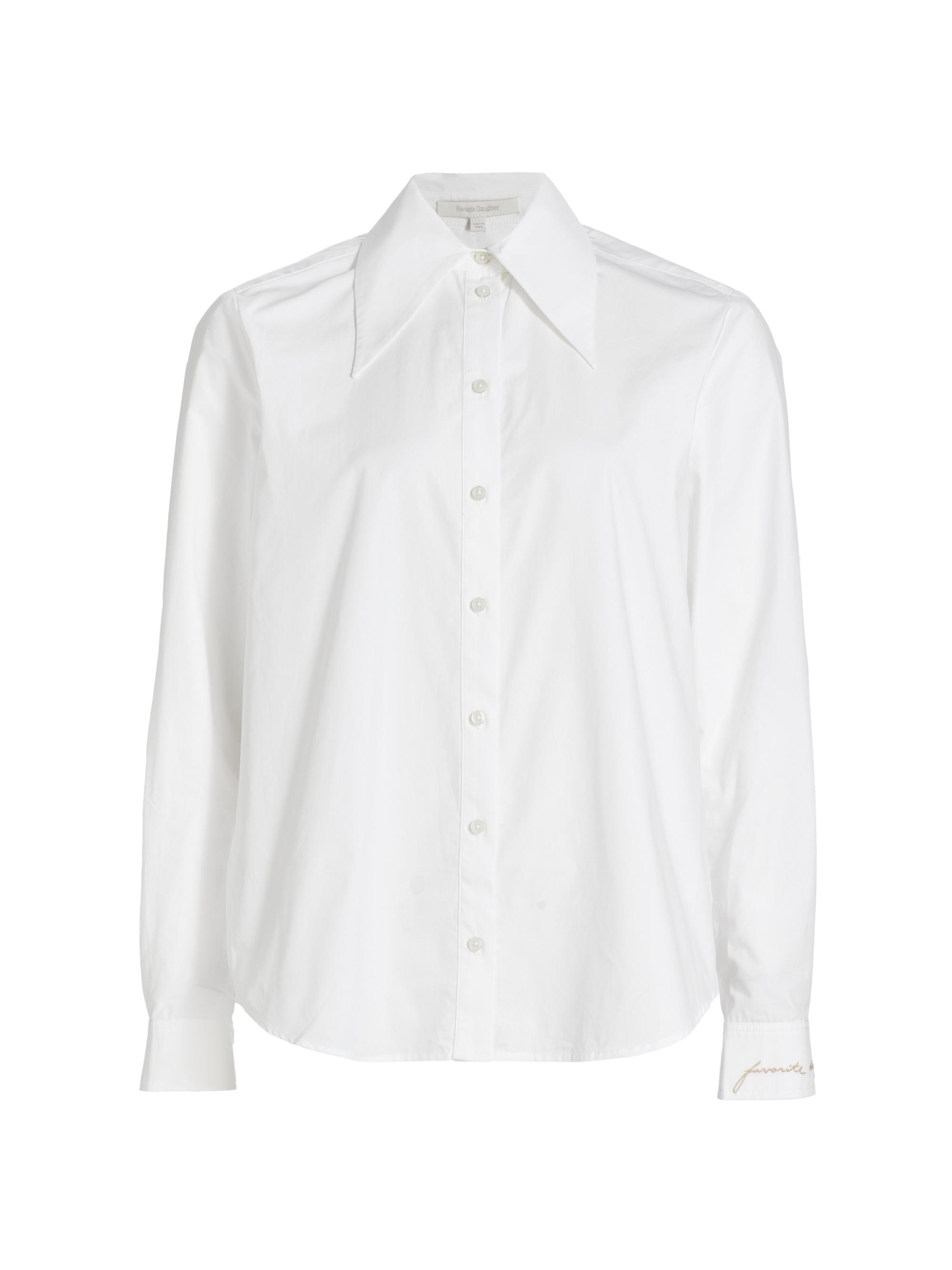 Favorite Daughter Women's The Statement Cotton Shirt - White
