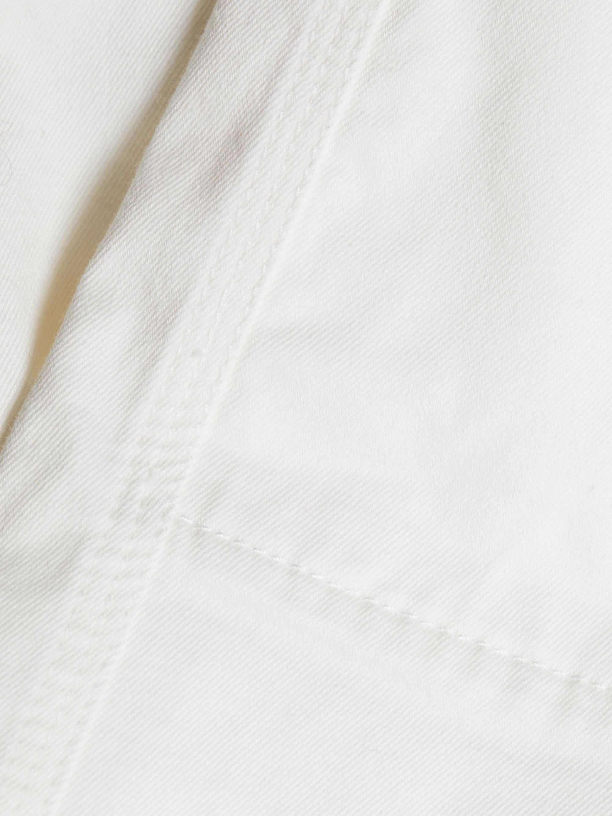 Proenza Schouler White Label Women's Cotton Twill Tapered Crop Pants - Off White | Thumbnail 7