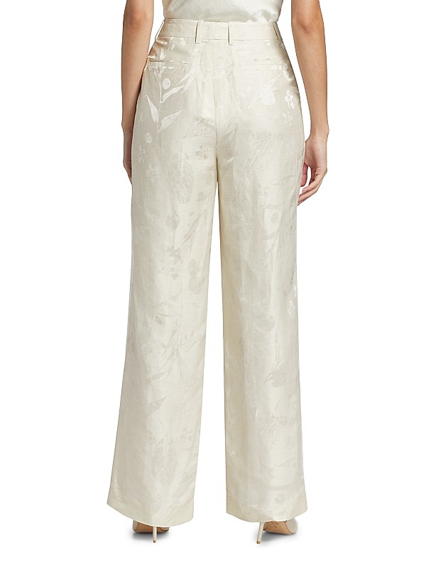 Shop Lafayette 148 New York Pebble Gates Wide-Leg Jacquard Shop Lafayette 148 New York Pebble Gates Wide-Leg Jacquard