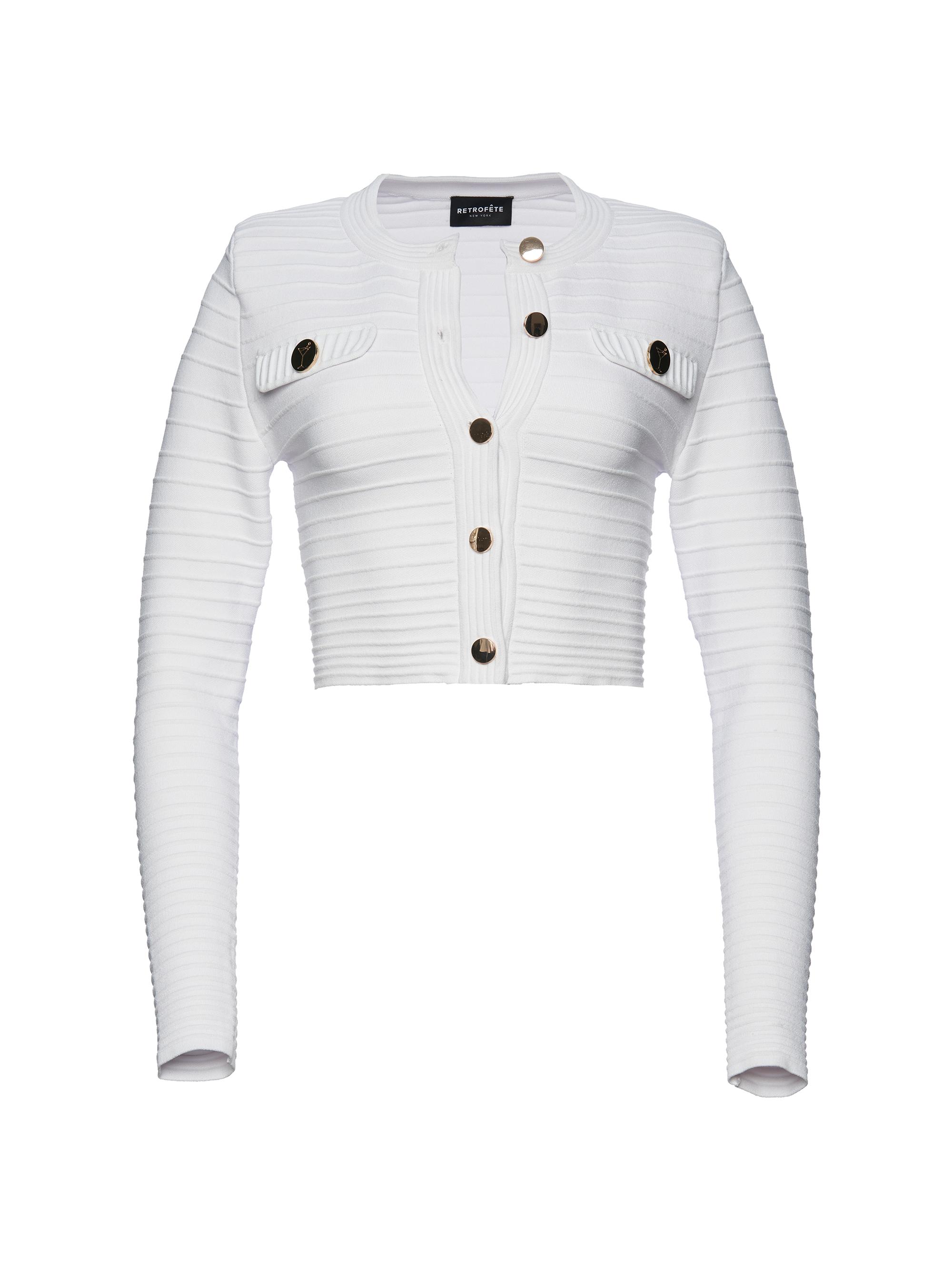 Retrofête Women's Yolanda Cardigan - White