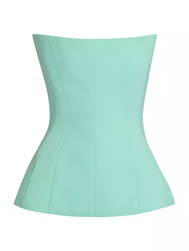 Curved Neck Corset Top