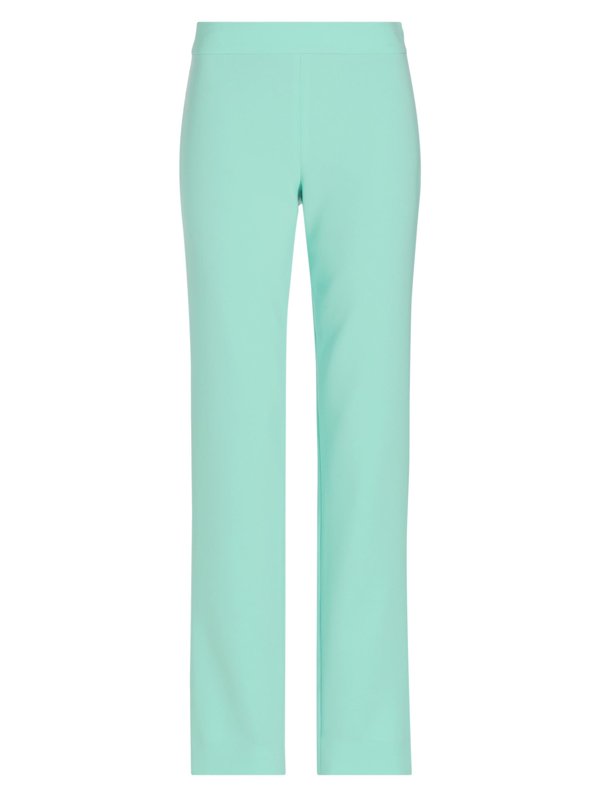 Prabal Gurung Women's Stove Pipe Mid-Rise Trousers - Aqua