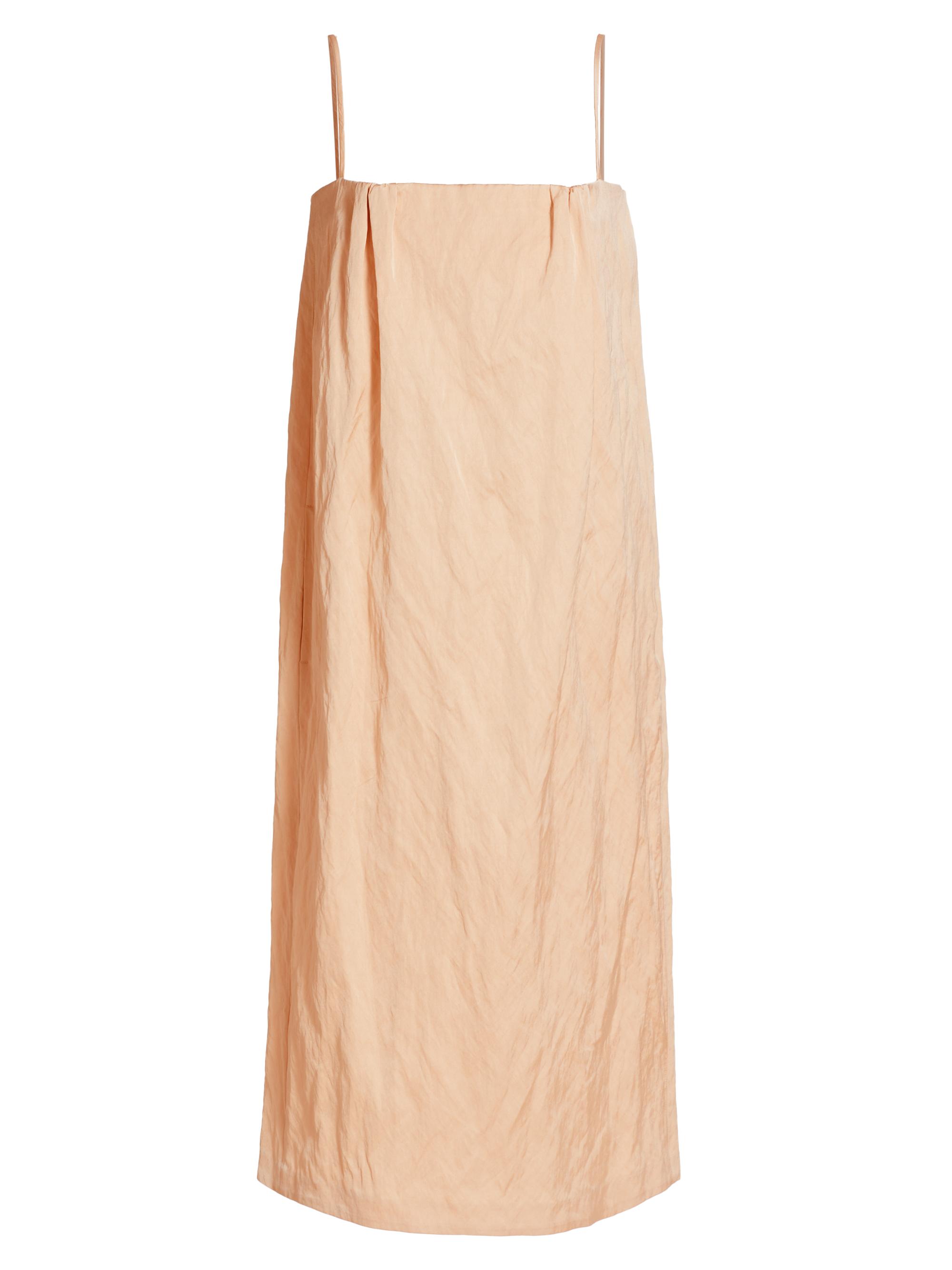 Altuzarra Women's Holly Crinkled Shift Midi-Dress - Apple Blossom