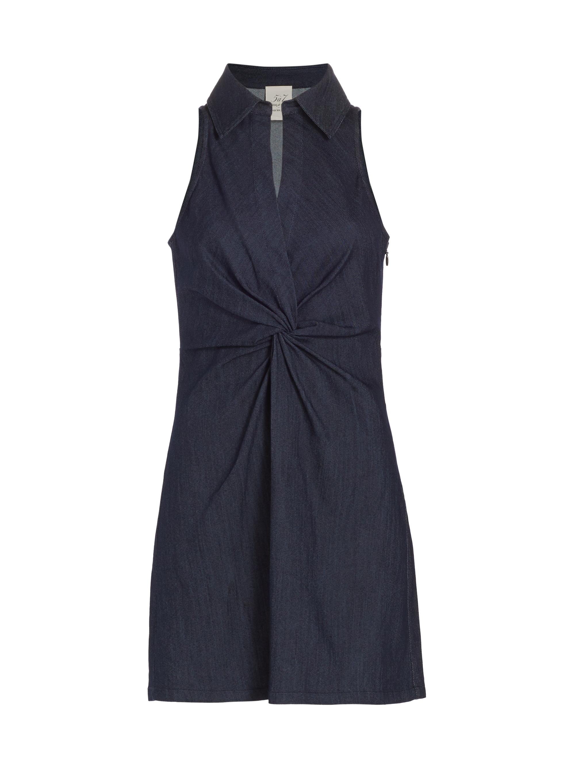 Cinq à Sept Women's Mckenna Cotton Sleeveless Minidress - Indigo