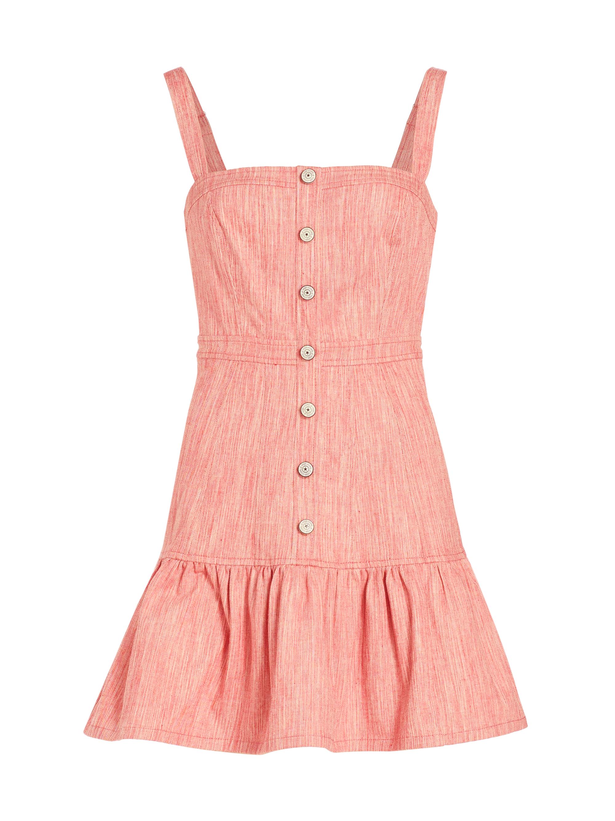 Cinq à Sept Women's Mina Spacedye Buttoned Mindress - Rose White