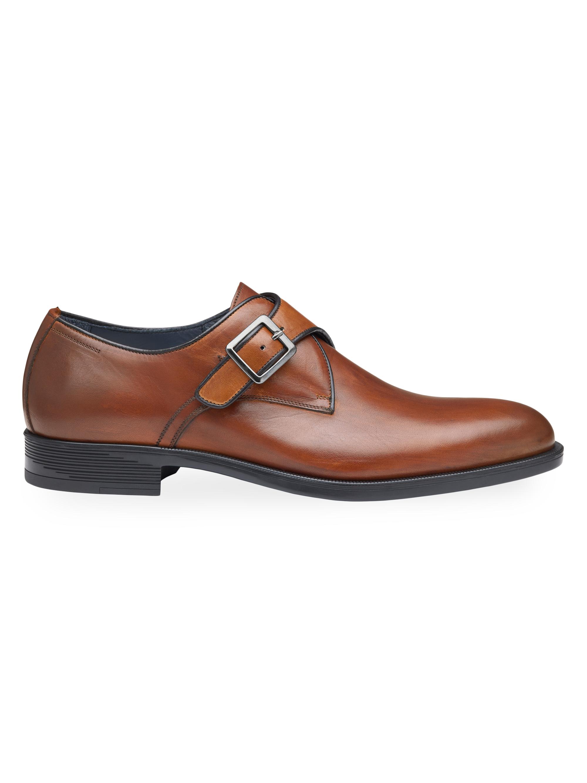 Johnston & Murphy J&M Collection Flynch Leather Cap-Toe Oxfords