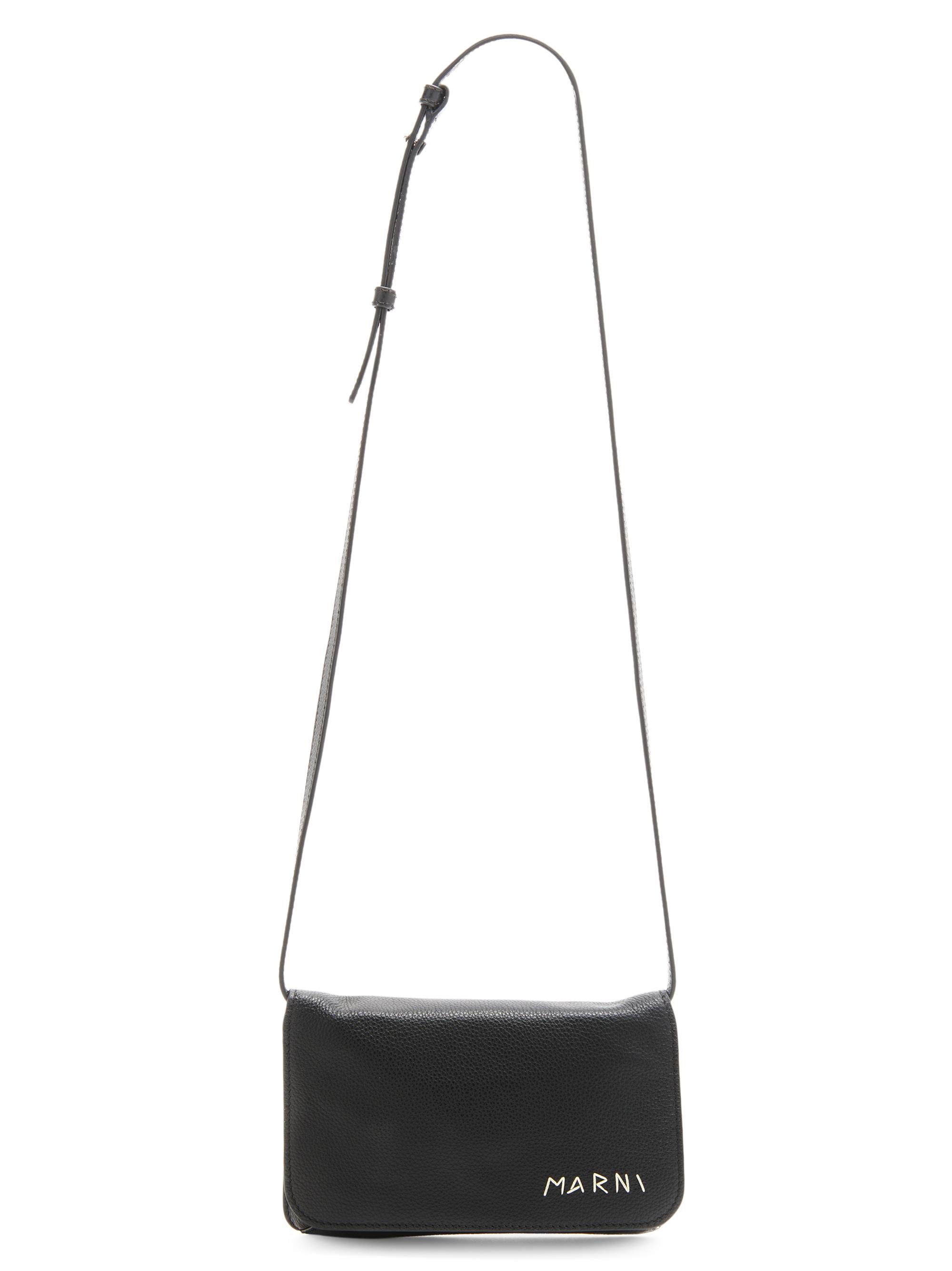 Shop Marni Pochette Flap Leather Crossbody Bag | Saks Fifth Avenue