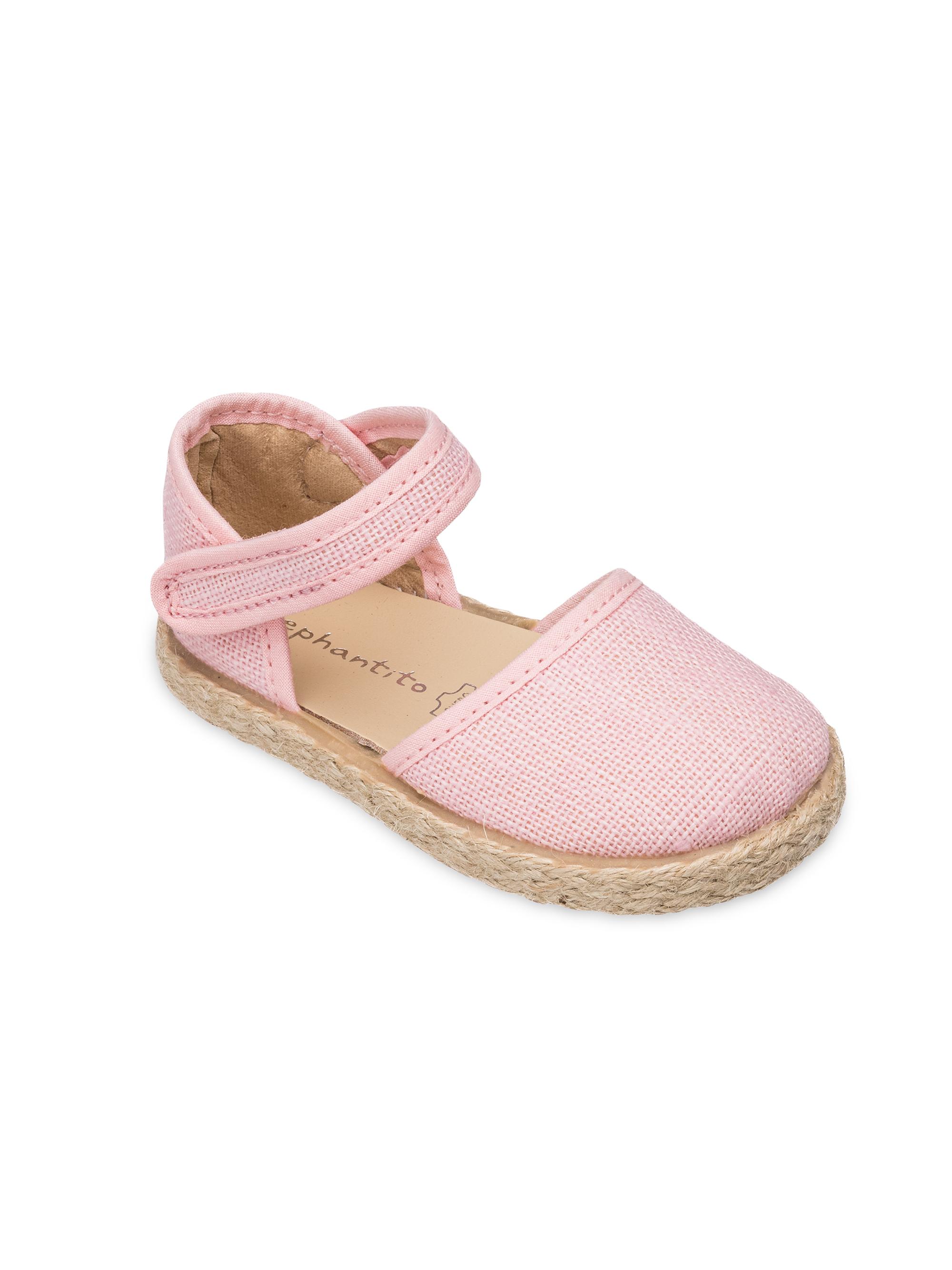 Elephantito Baby's & Girl's Linen Espadrilles - Linen Pink 13 (Child)