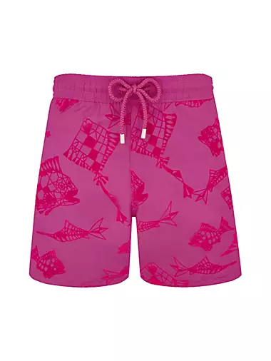 Mahina Embroidered Swim Shorts