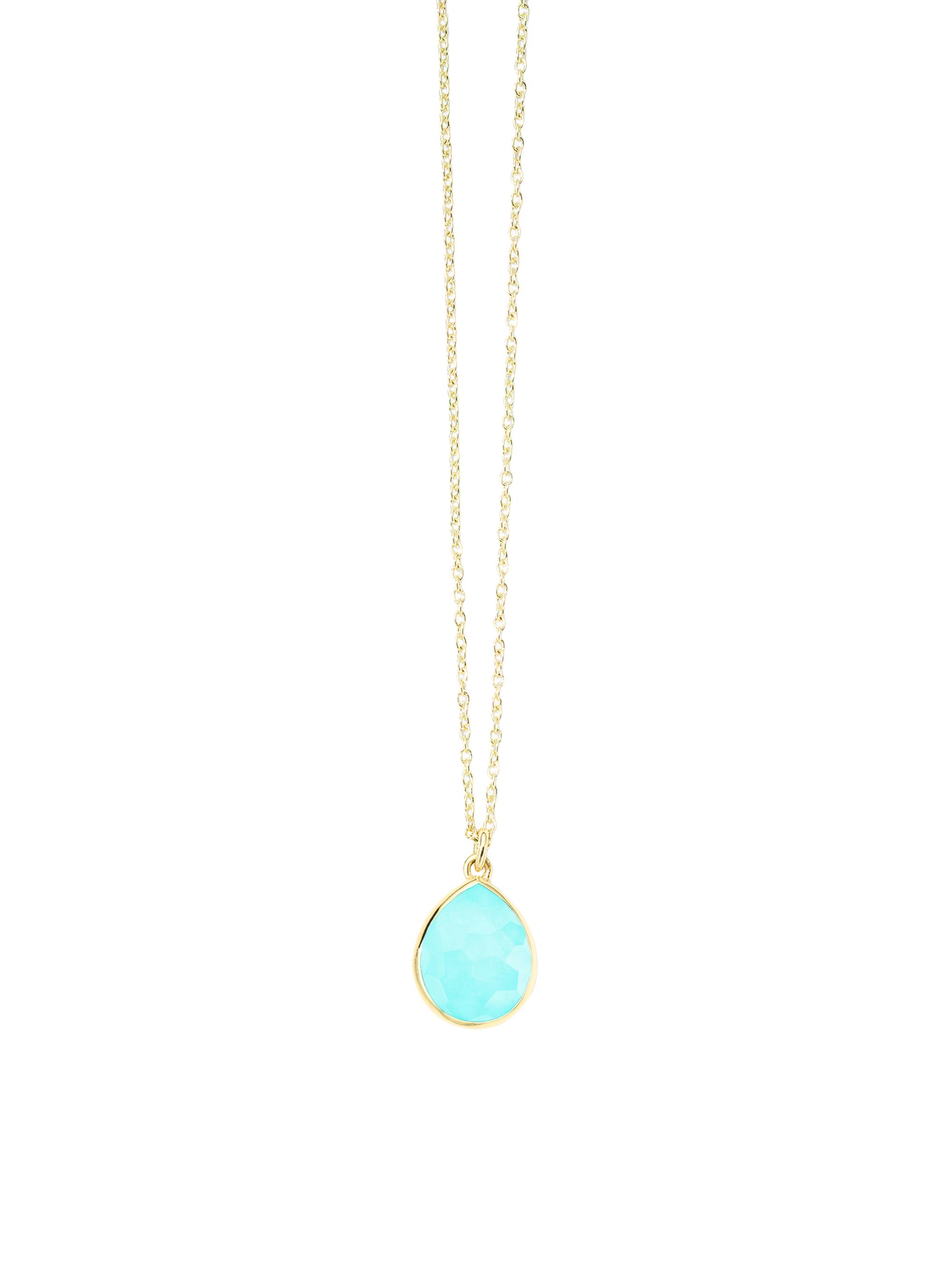 Ippolita Women's Rock Candy 18K Yellow Gold & Gemstone Pendant Necklace - Turquoise