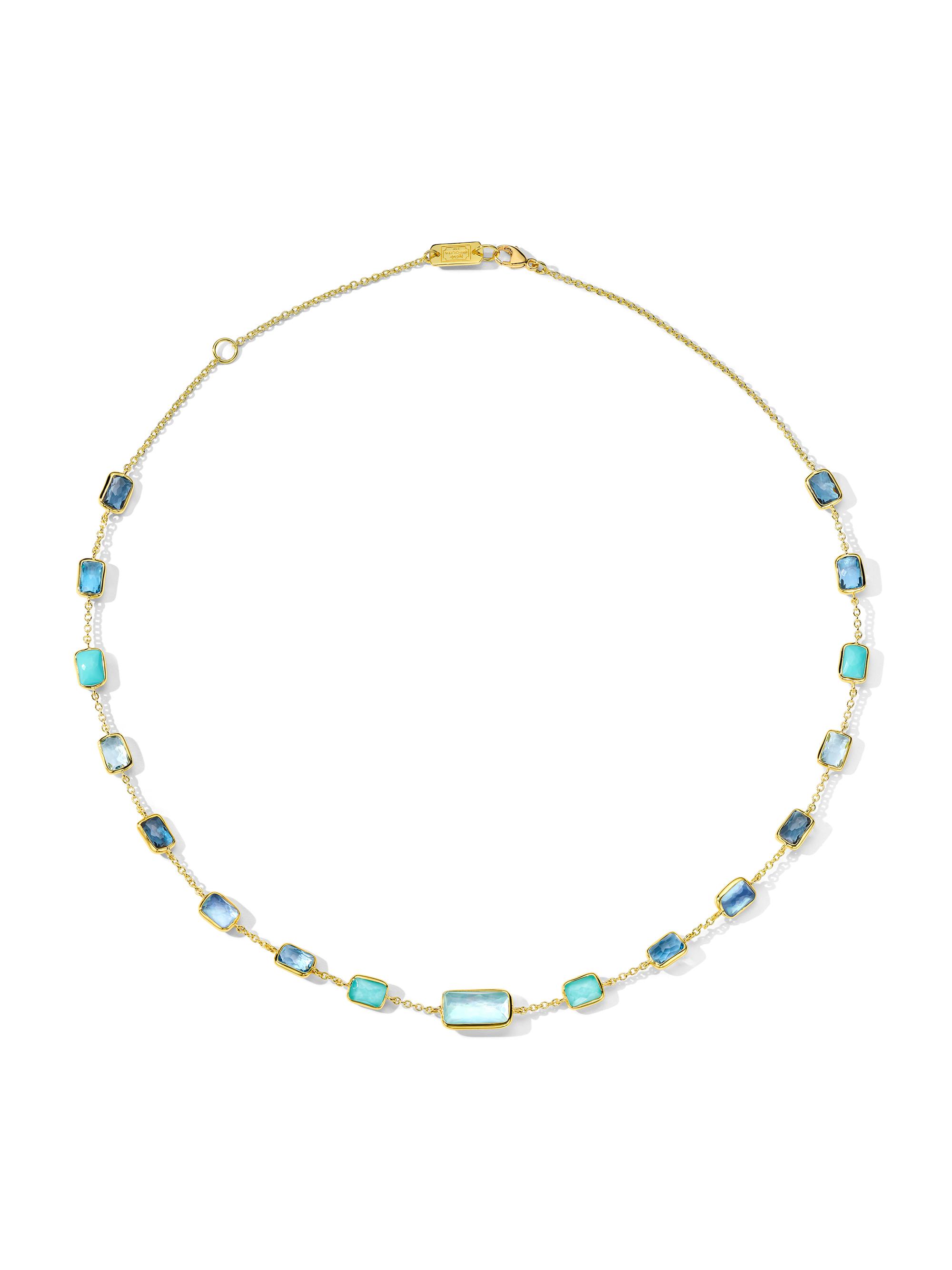 Ippolita Women's Rock Candy Gelato 18K Yellow Gold & Multi-Gemstone Necklace - Water Fall