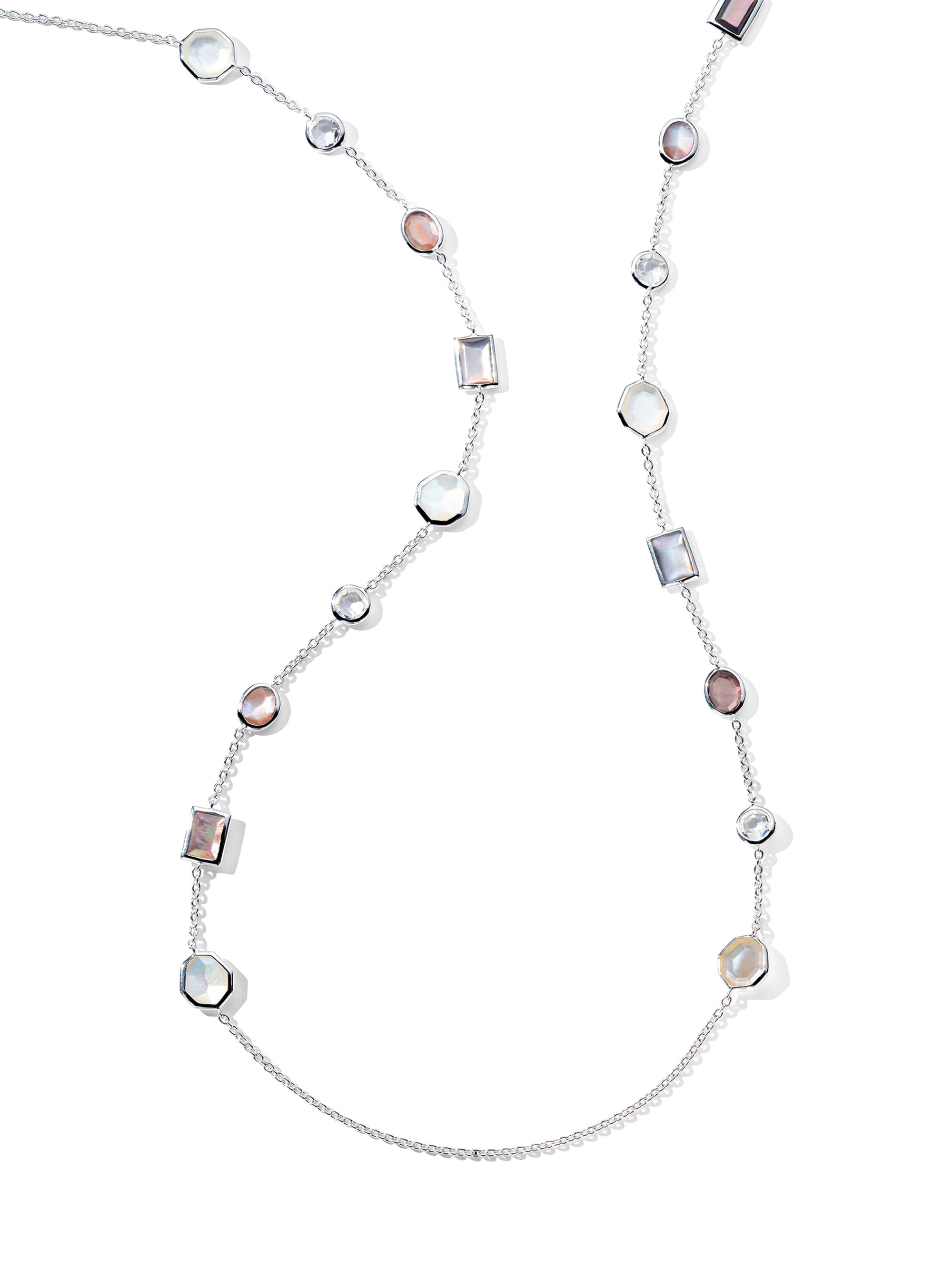 Ippolita Women's Rock Candy Sterling Silver & Multi-Gemstone Station Necklace - Sabbia