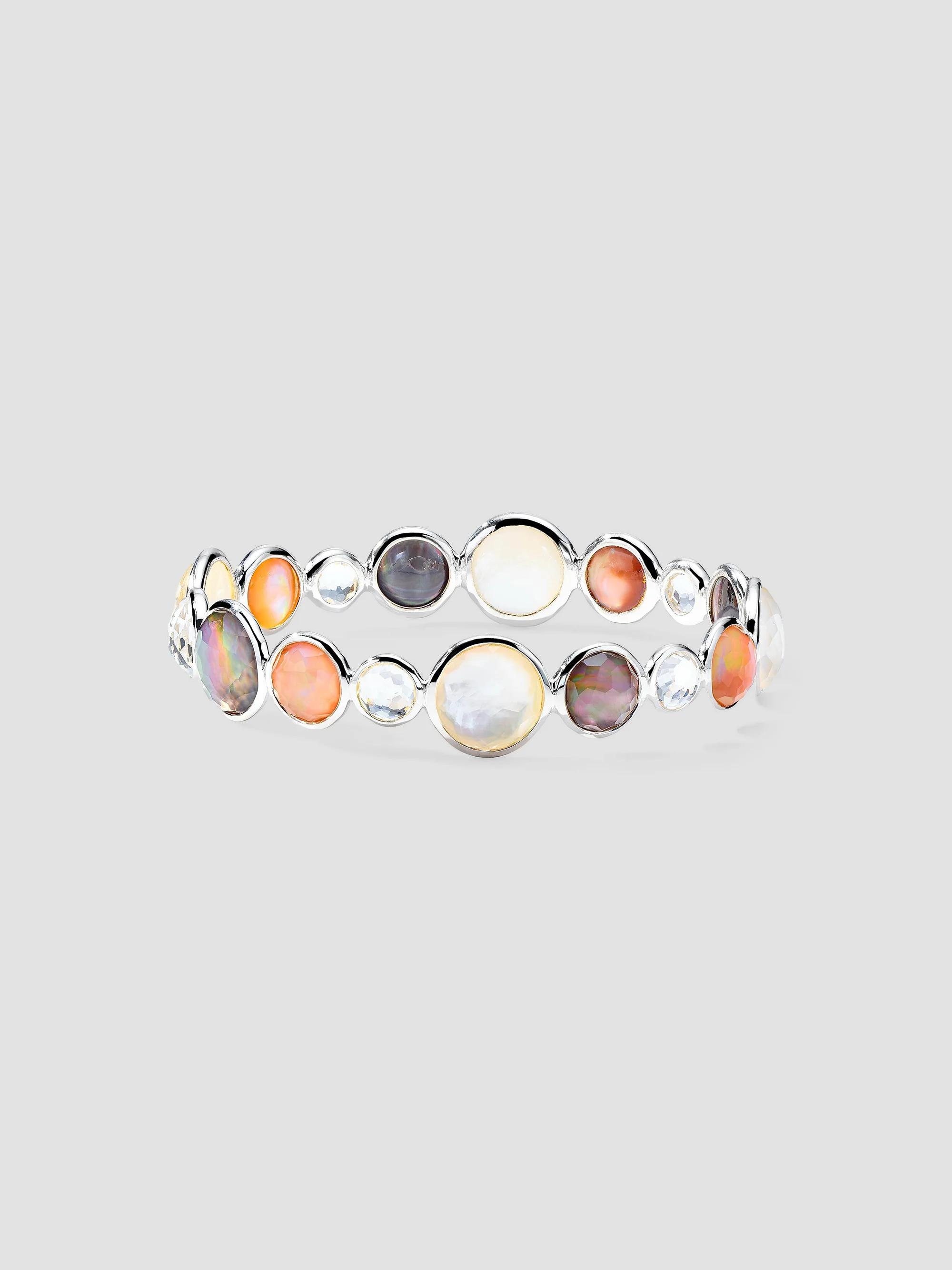 Ippolita Women's Lollipop Sterling Silver & Gemstone Bangle - Sabbia
