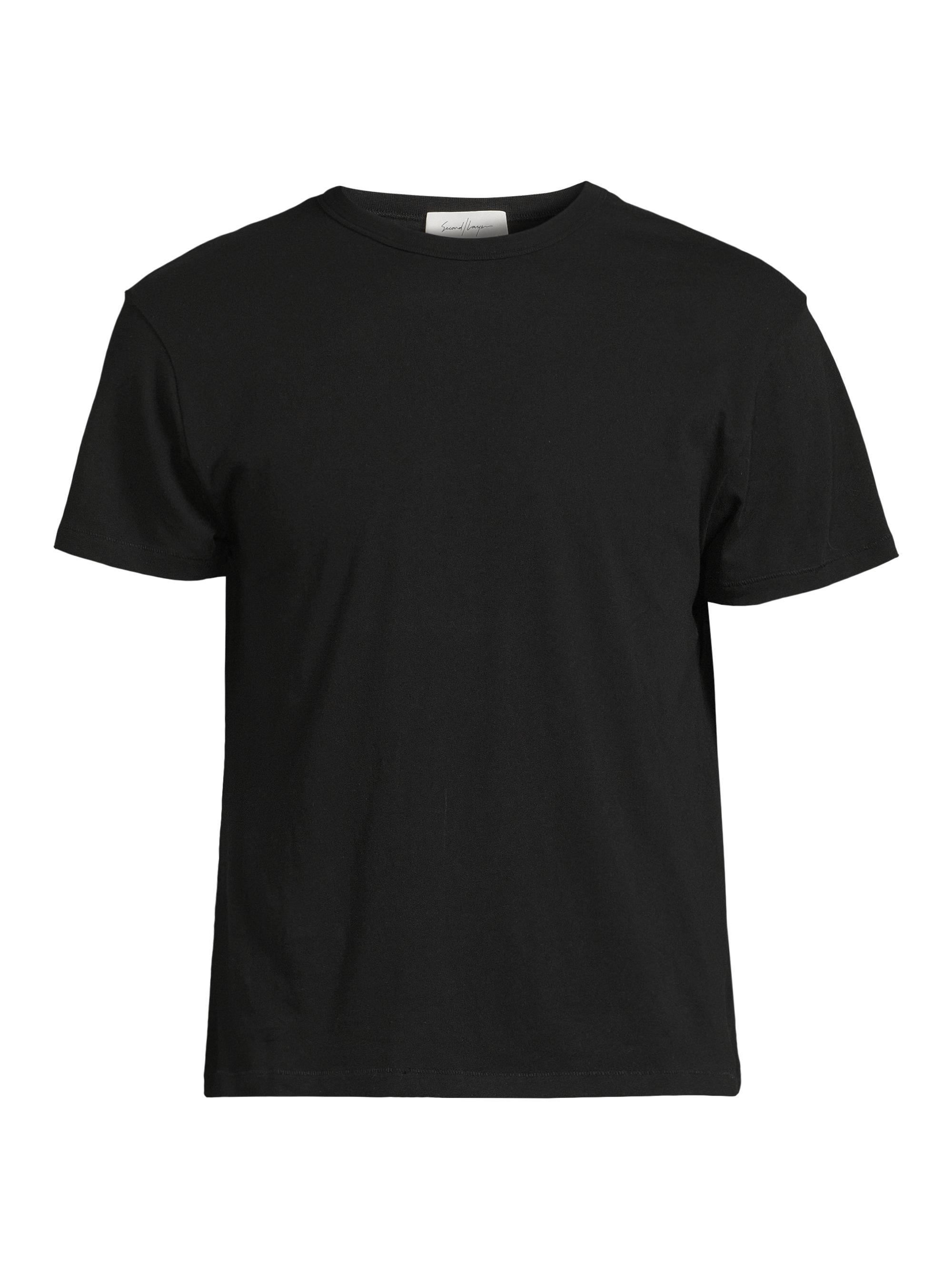 Second/Layer Men's Core Crewneck T-Shirt - Black