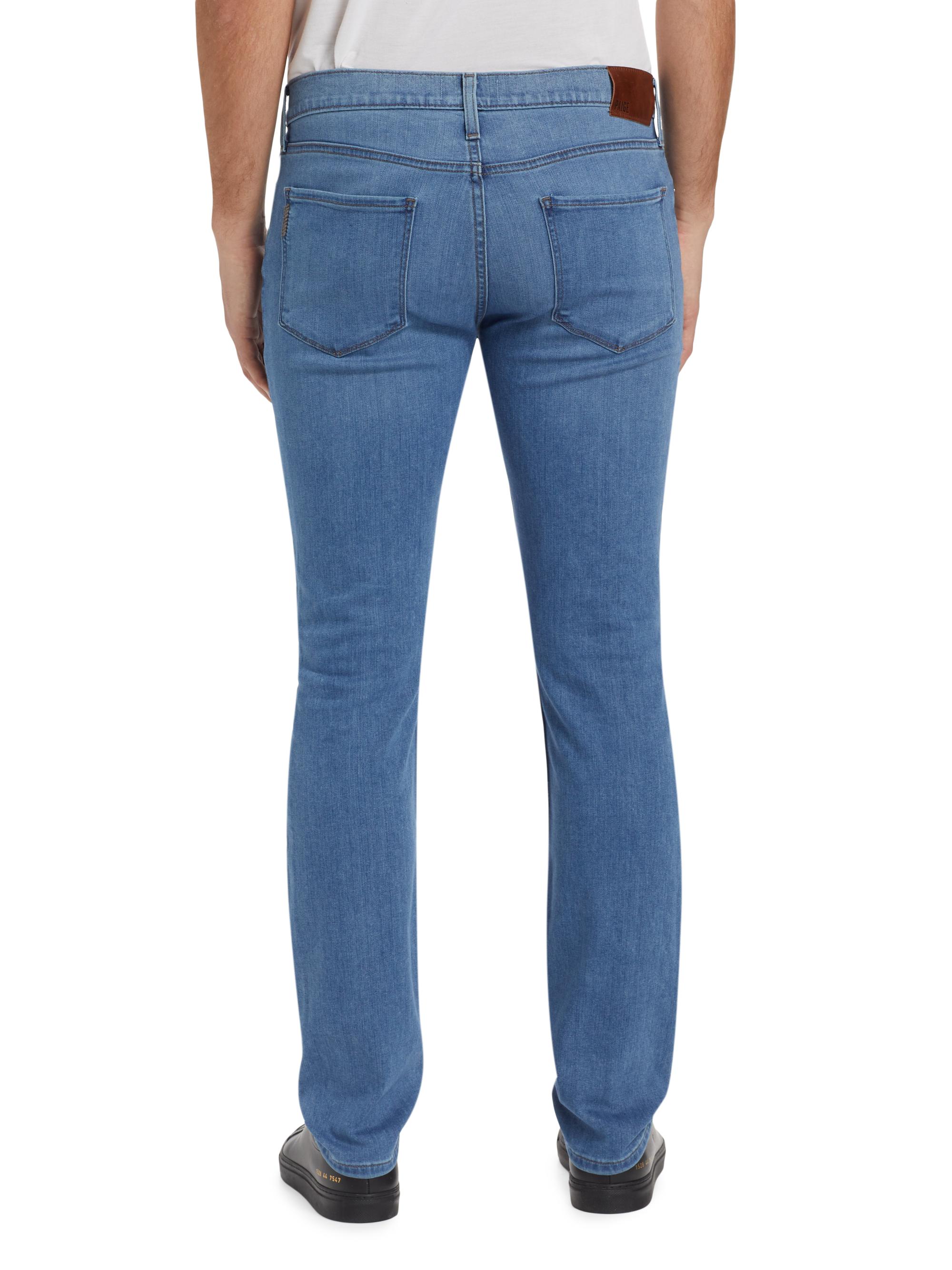 Paige Lennox Canos Slim-Fit Jeans | Saks Fifth Avenue
