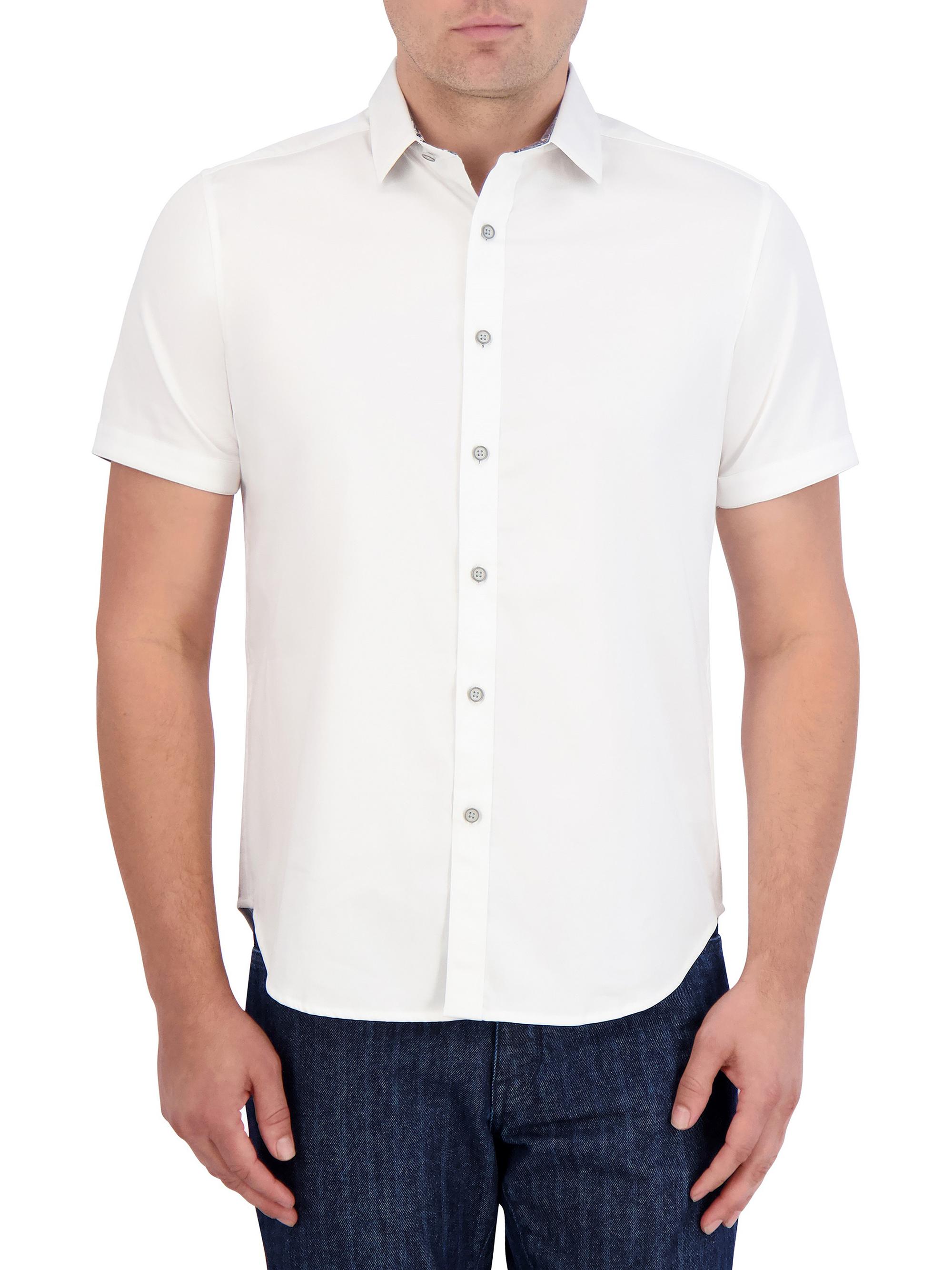 Robert Graham Men's Cruz Control Button-Front Shirt - White