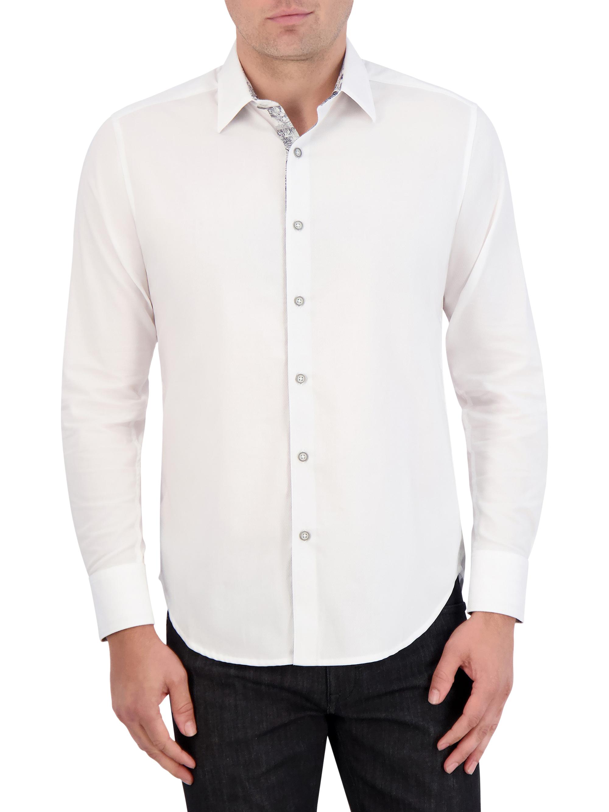 Robert Graham Men's Wayfarer Button-Front Shirt - White