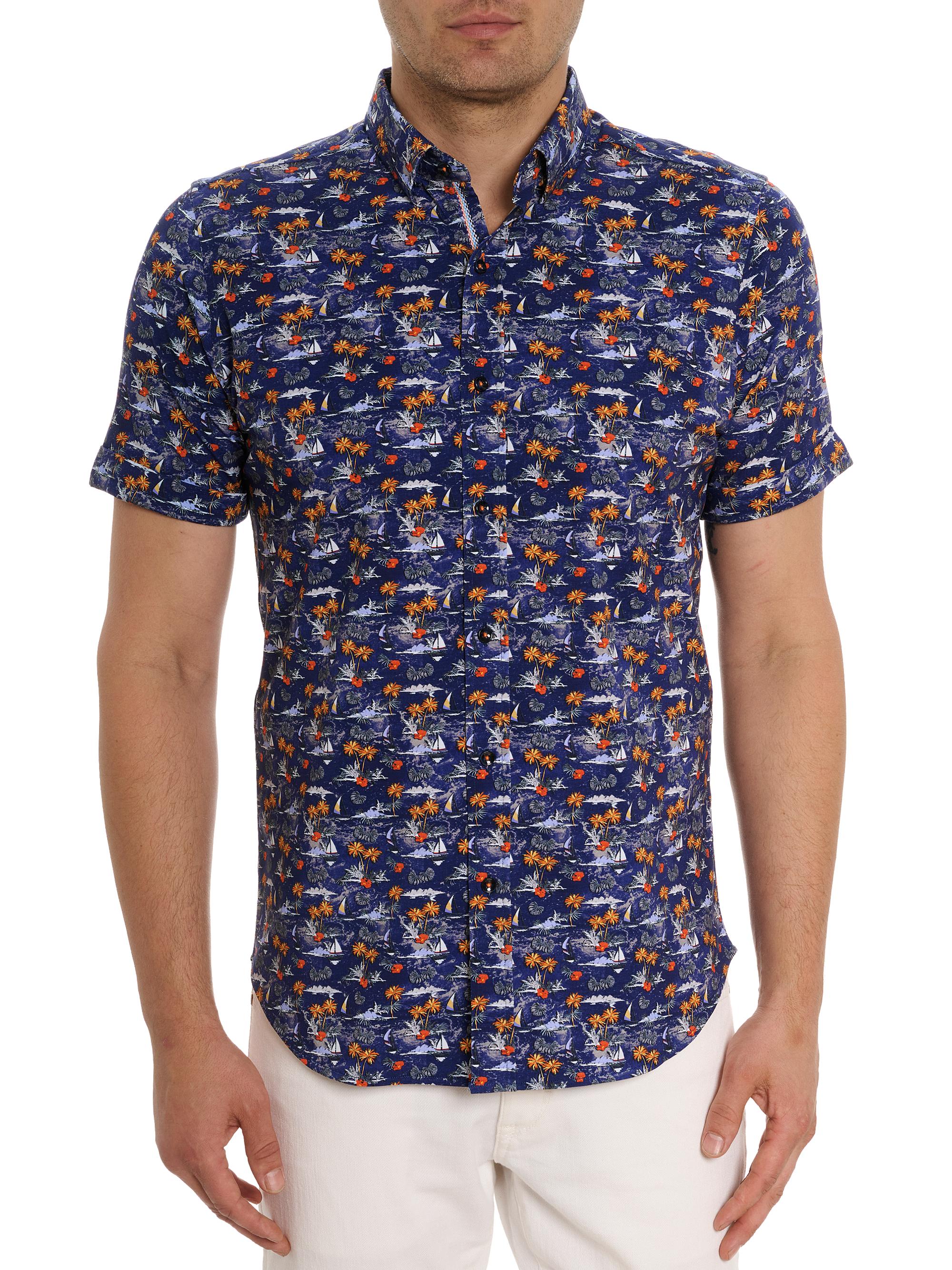 Robert Graham Men's Lyndon Graphic Button-Front Shirt