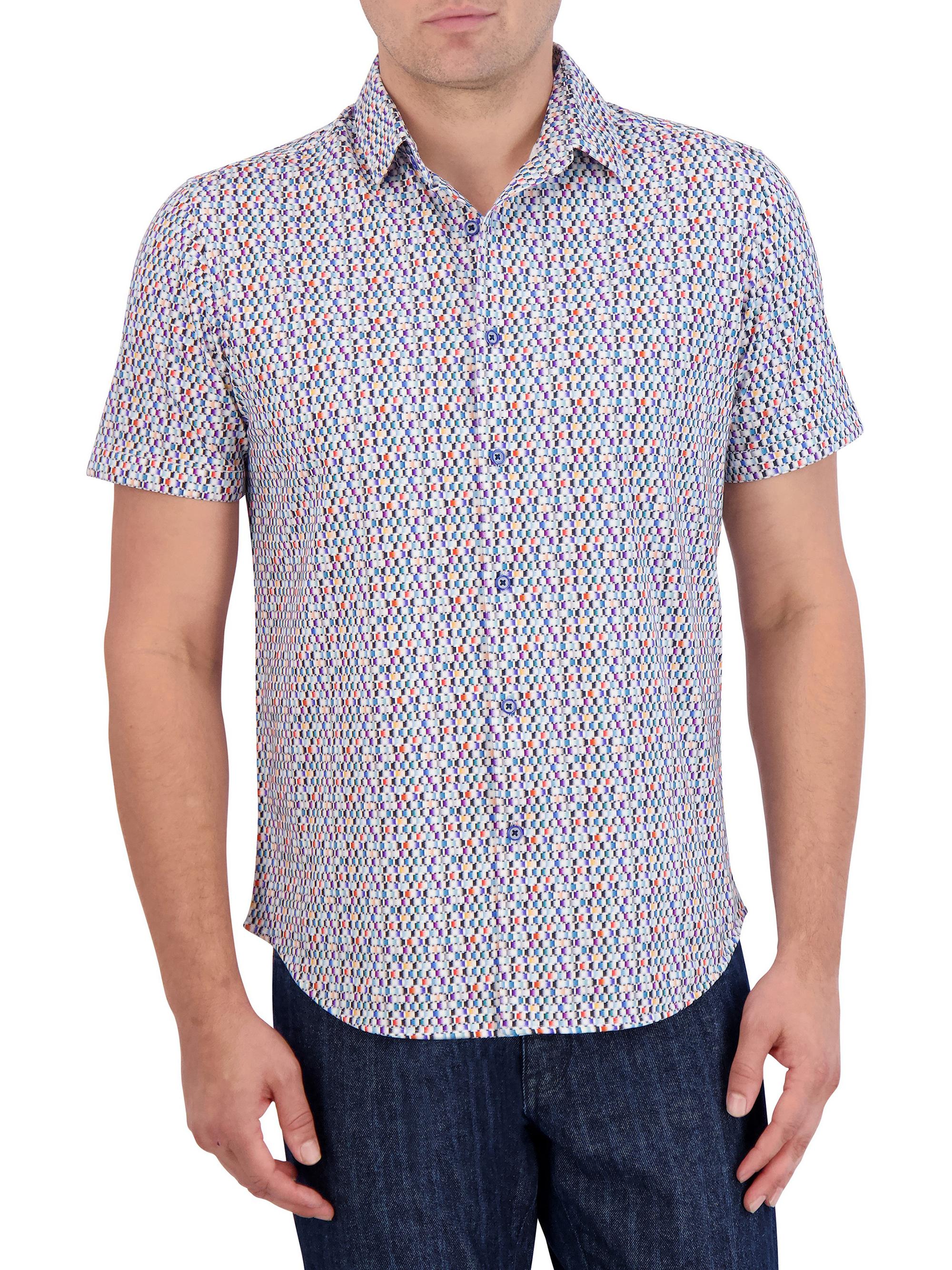 Robert Graham Men's Flamenco Graphic Cotton-Blend Shirt