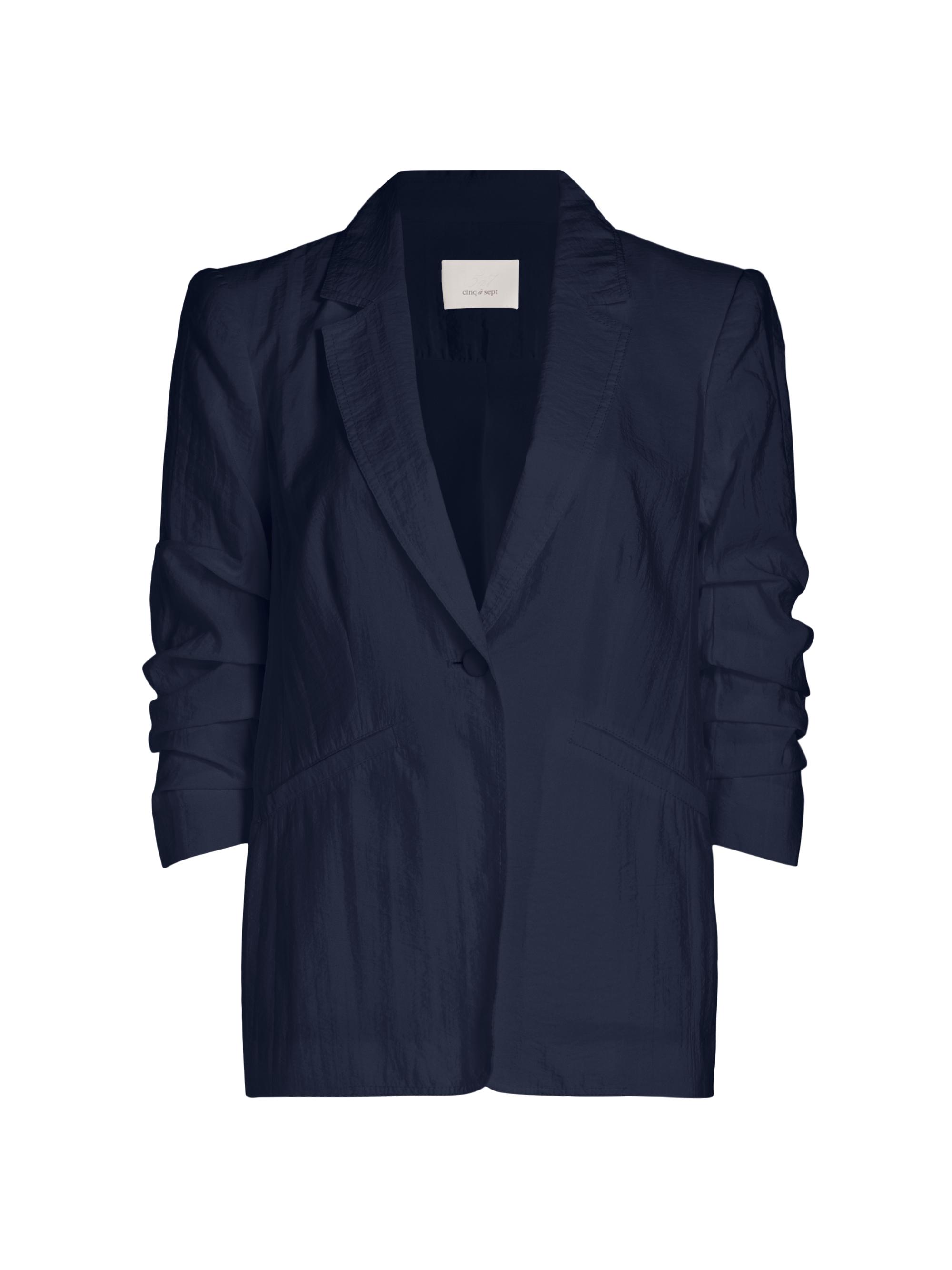 Cinq à Sept Women's Khloe Crinkled Blazer - Navy