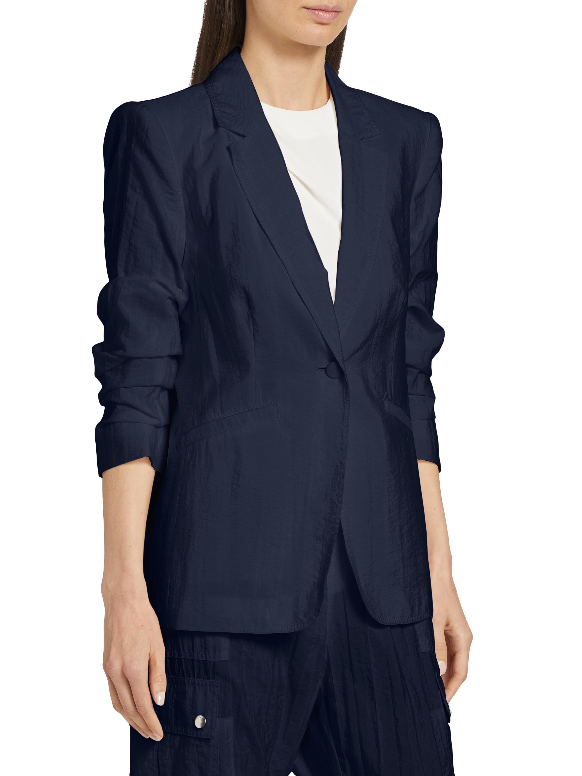 Cinq à Sept Khloe Crinkled Blazer | Saks Fifth Avenue