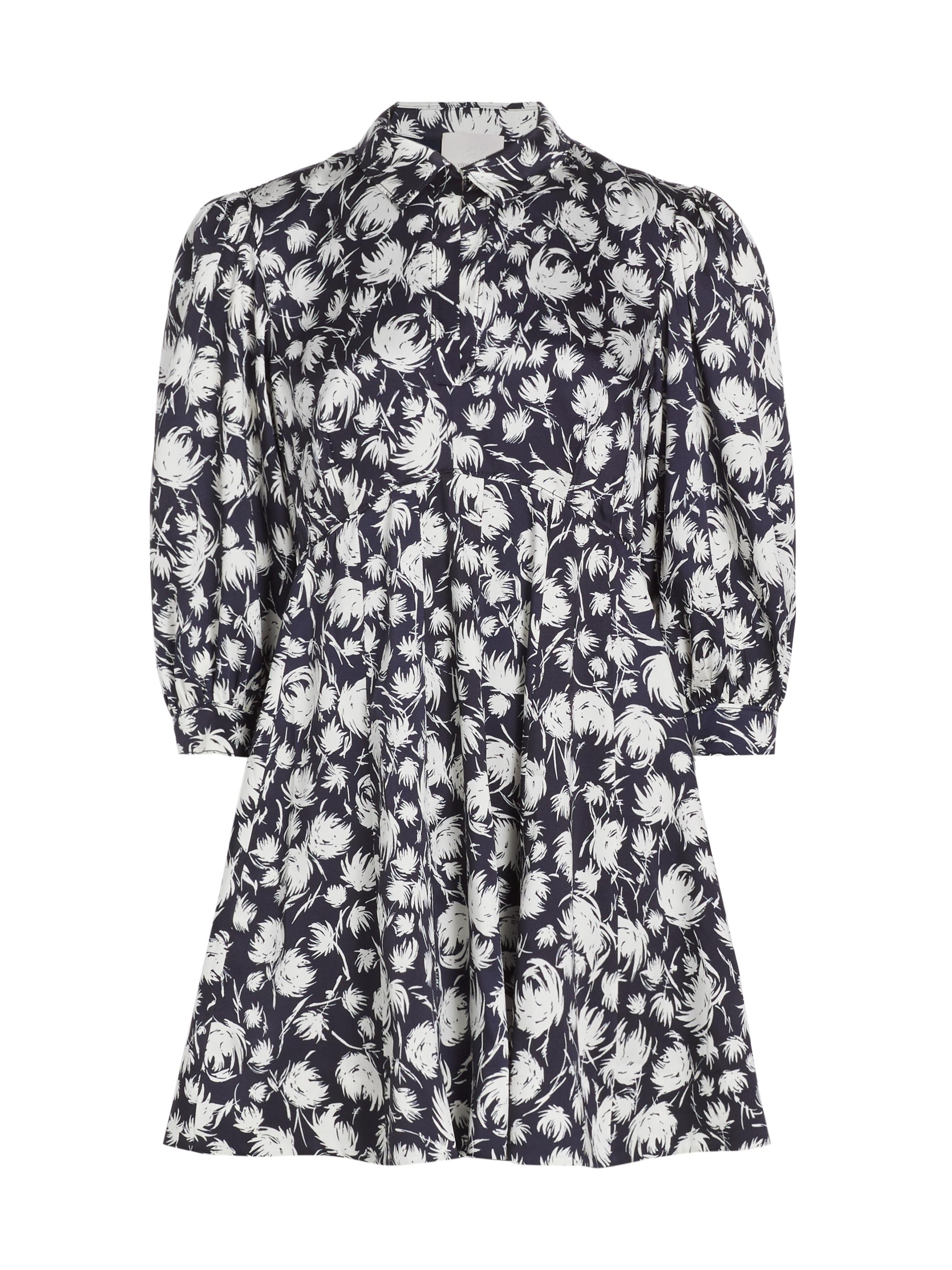 CINQ A SEPT Women's Darby Floral Minidress - Navy