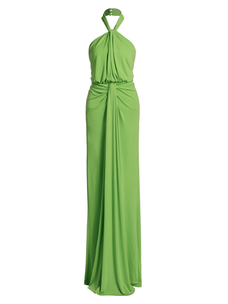 Cinq  Sept Kaily Jersey Halter Gown | Saks Fifth Avenue