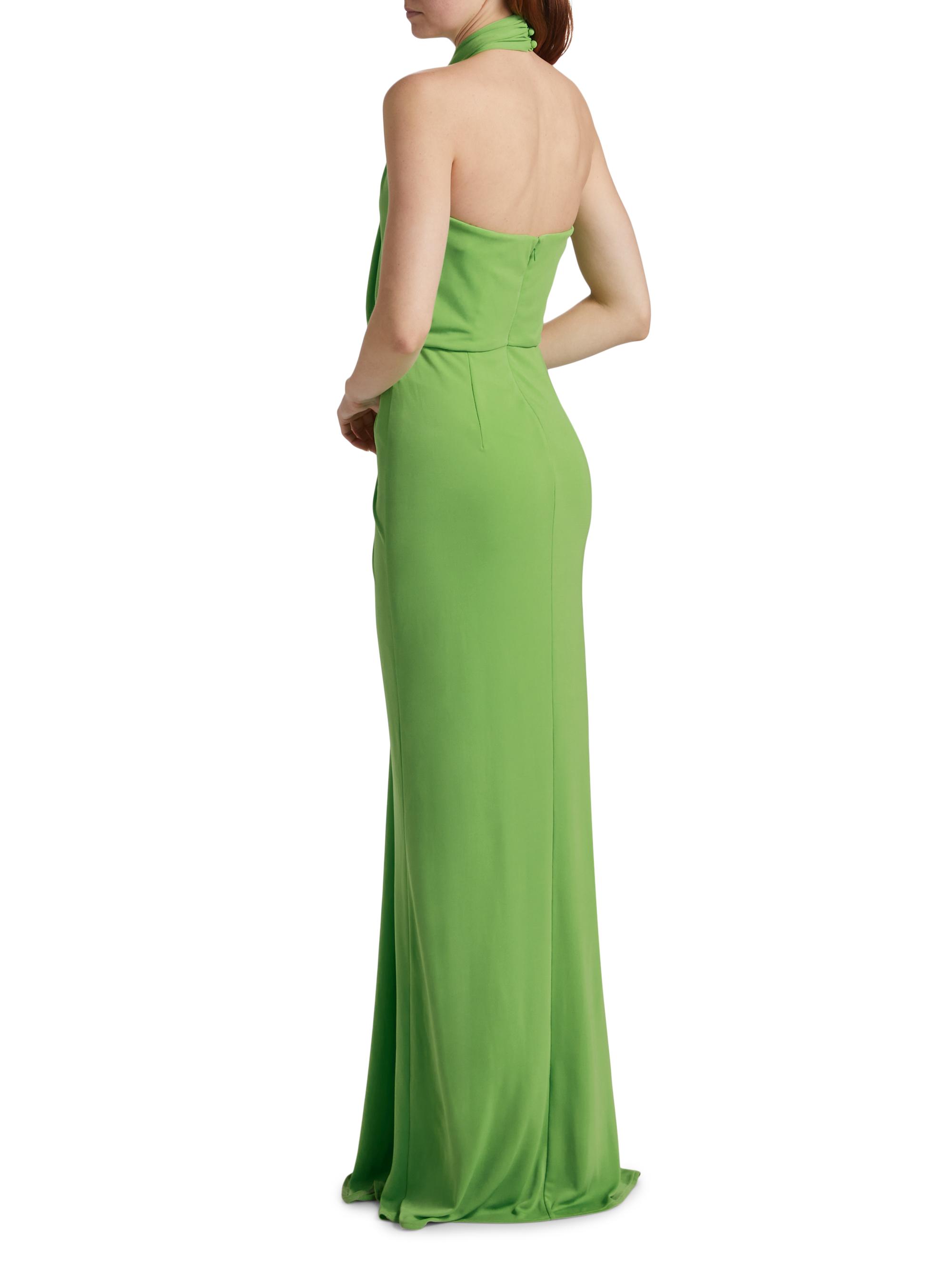 cinq a sept kaily twisted jersey halter maxi dress Cinq à Sept Kaily Jersey Halter Gown