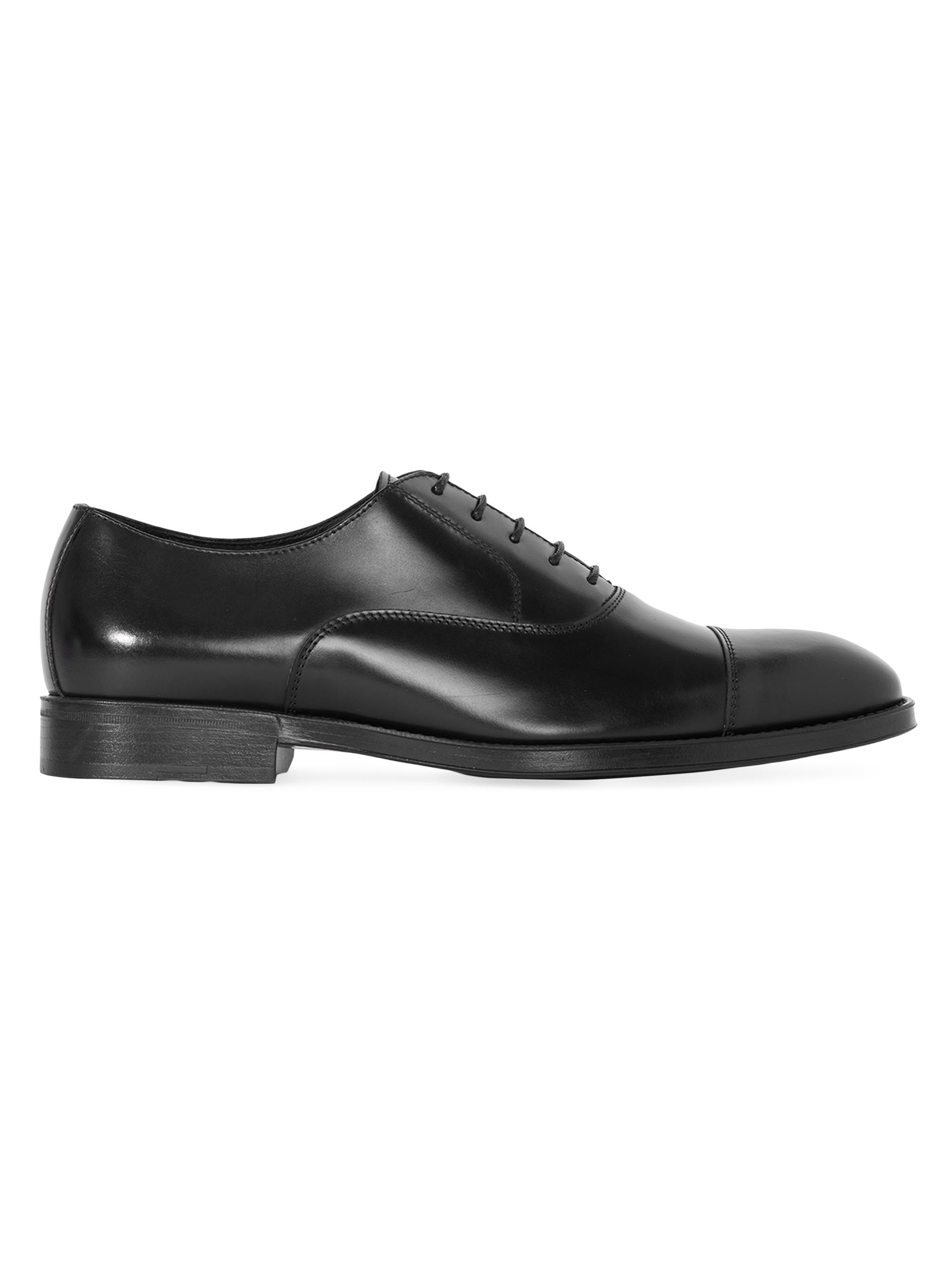 Paul Stuart Men's Cameron Leather Oxfords - Black