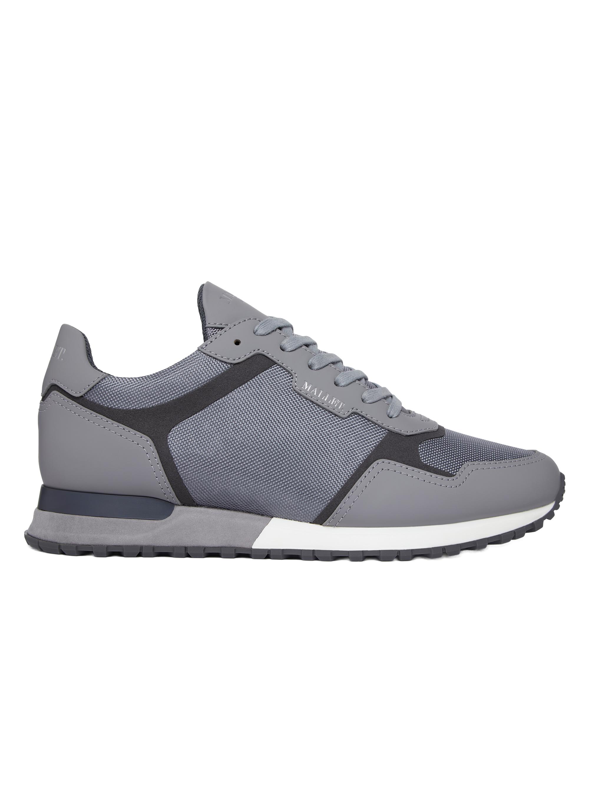 Mallet Men's Lowman Ballistic Mesh Sneakers - Grey