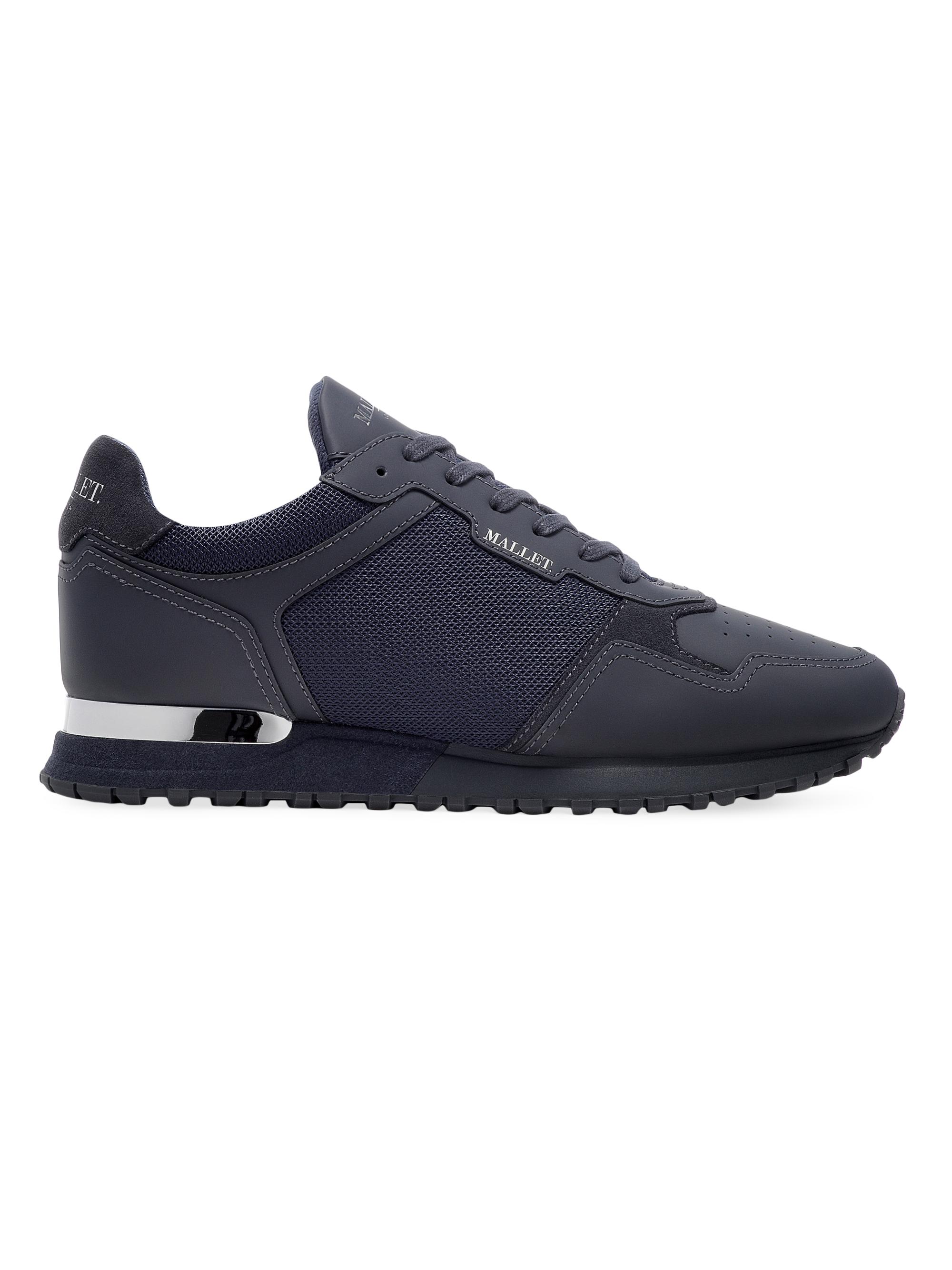 Mallet Men's Lowman Leather Sneakers - Navy
