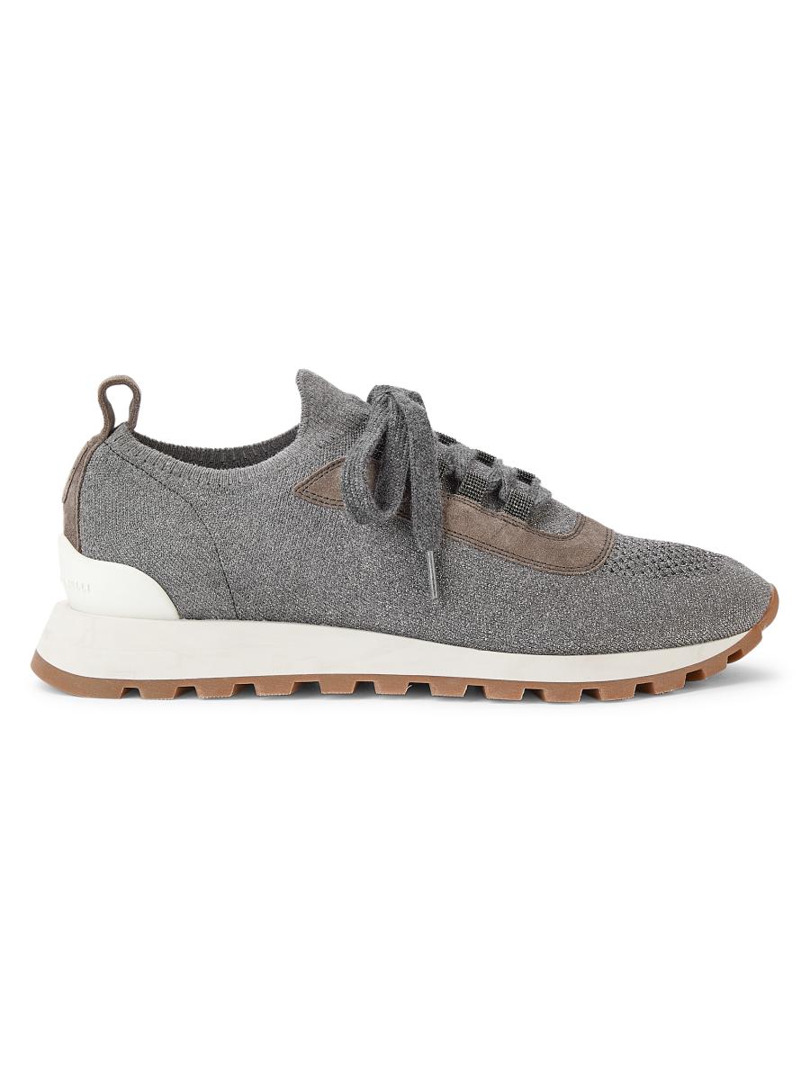 Shop Brunello Cucinelli Textile Low-Top Sneakers | Saks Shop Brunello Cucinelli Textile Low-Top Sneakers | Saks