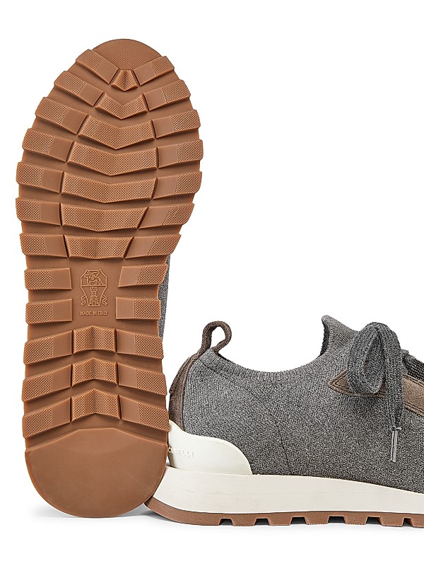 Shop Brunello Cucinelli Textile Low-Top Sneakers | Saks Shop Brunello Cucinelli Textile Low-Top Sneakers | Saks