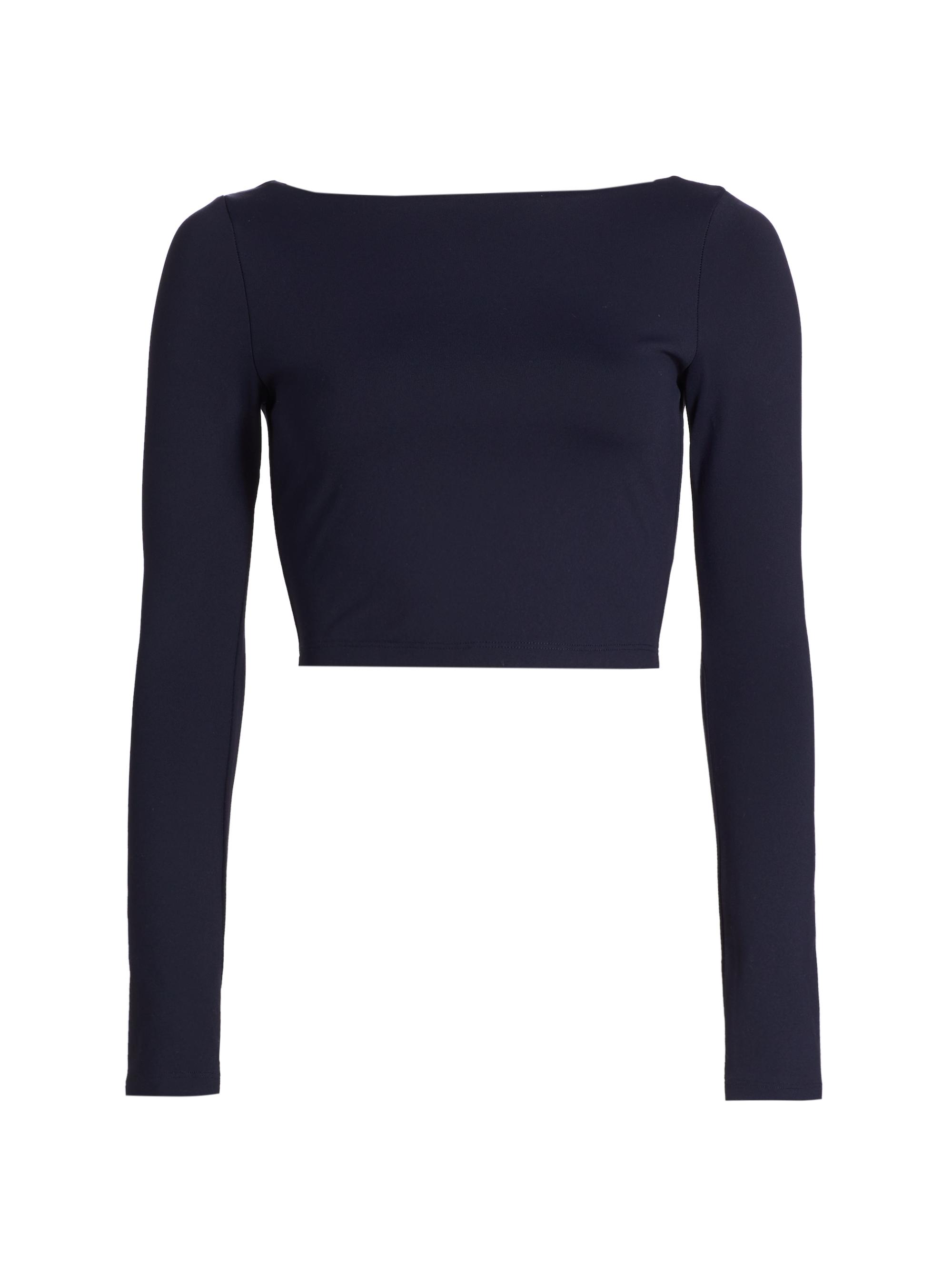 Boatneck Crop Top
