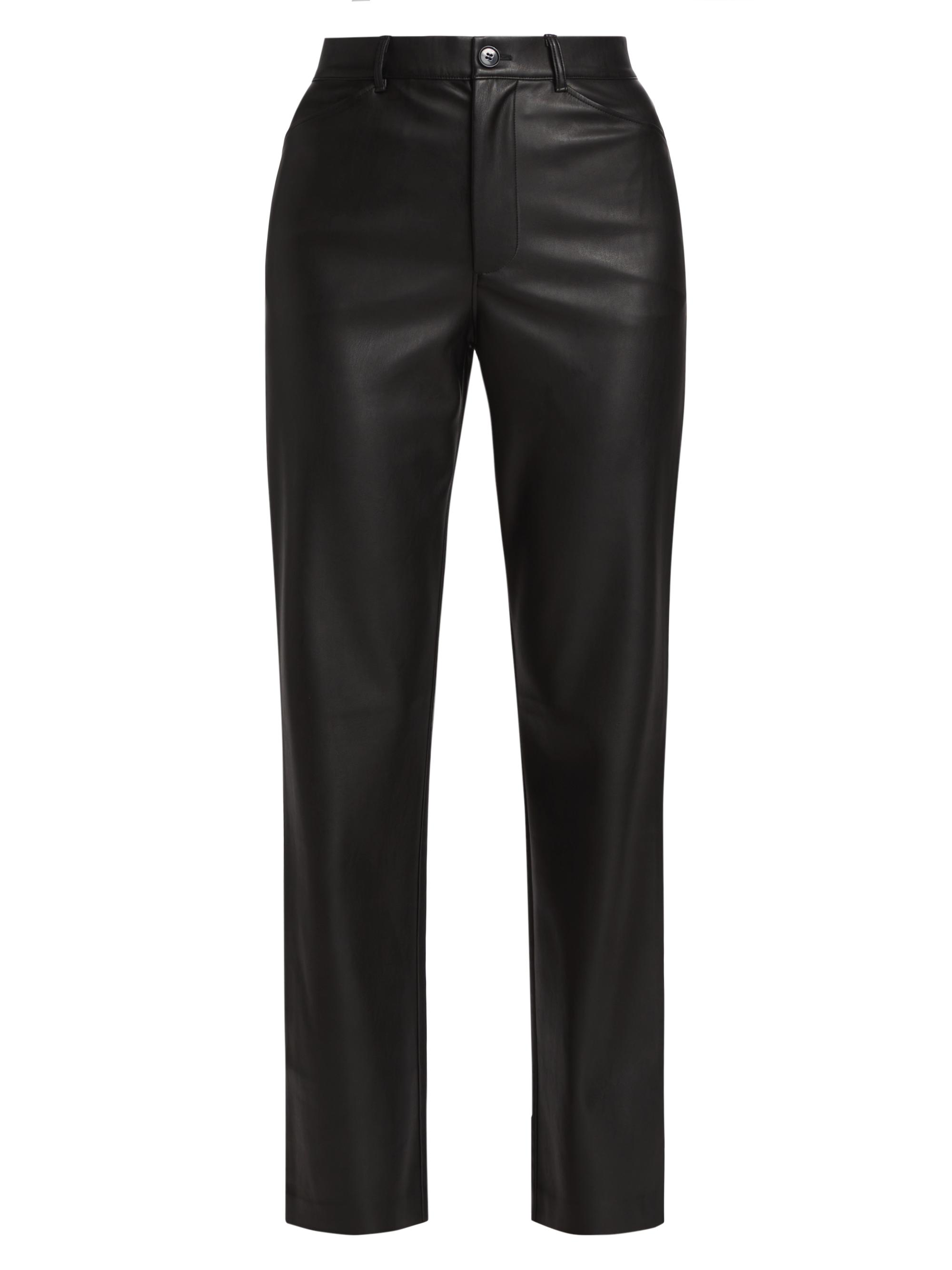 susana monaco Faux Leather Slim Pants | Saks Fifth Avenue