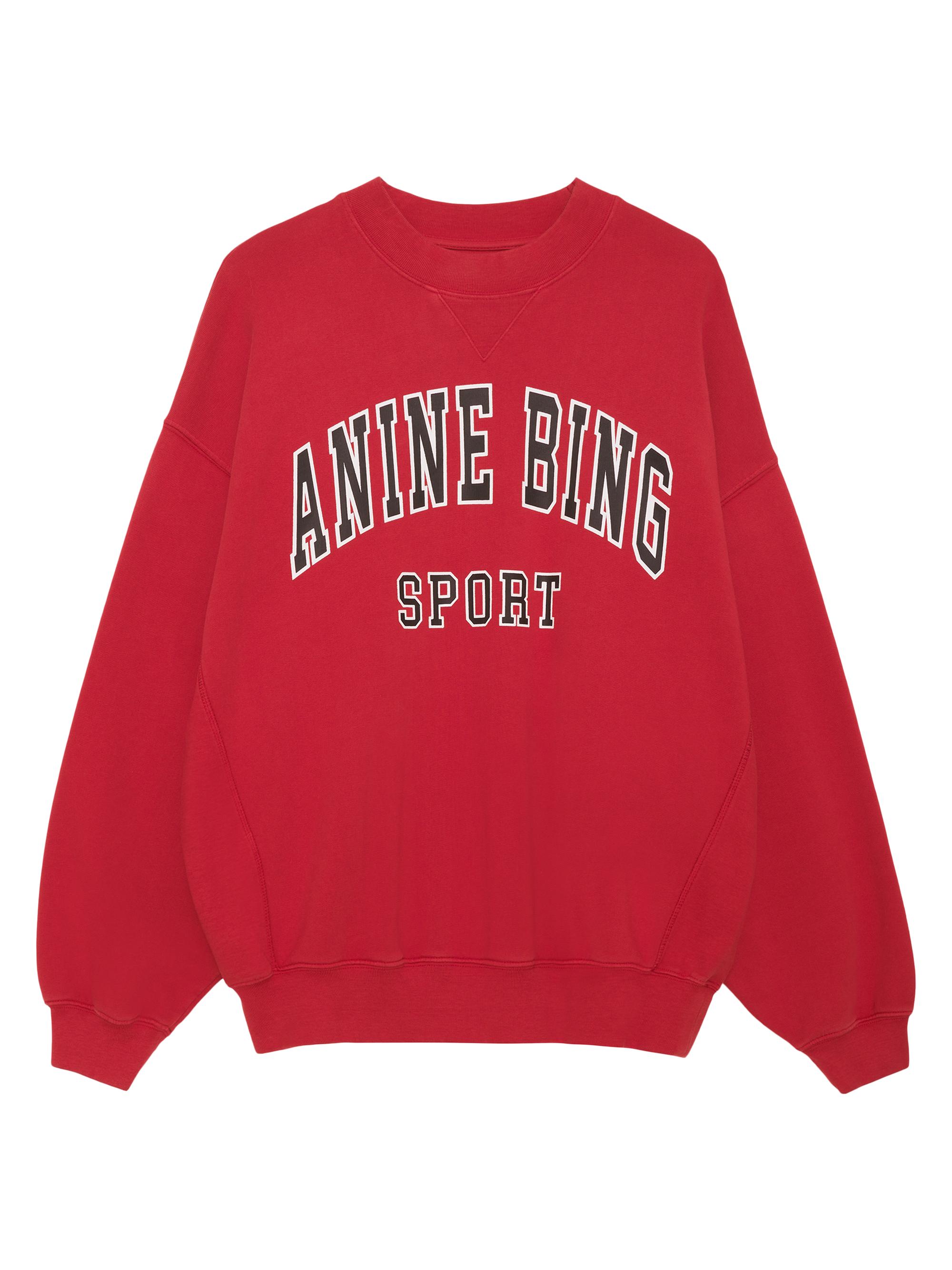 トップス ANINEBING JACISWEATSHIRTLYRICS ANINE BING Jaci Sweatshirt | Black | FARFETCH
