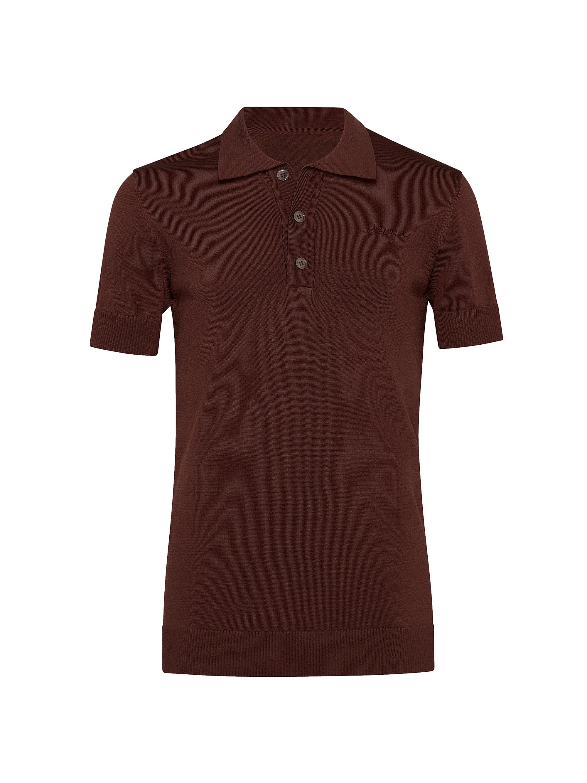 Ser.o.ya Men's Rafael Polo T-Shirt - Dark Brown