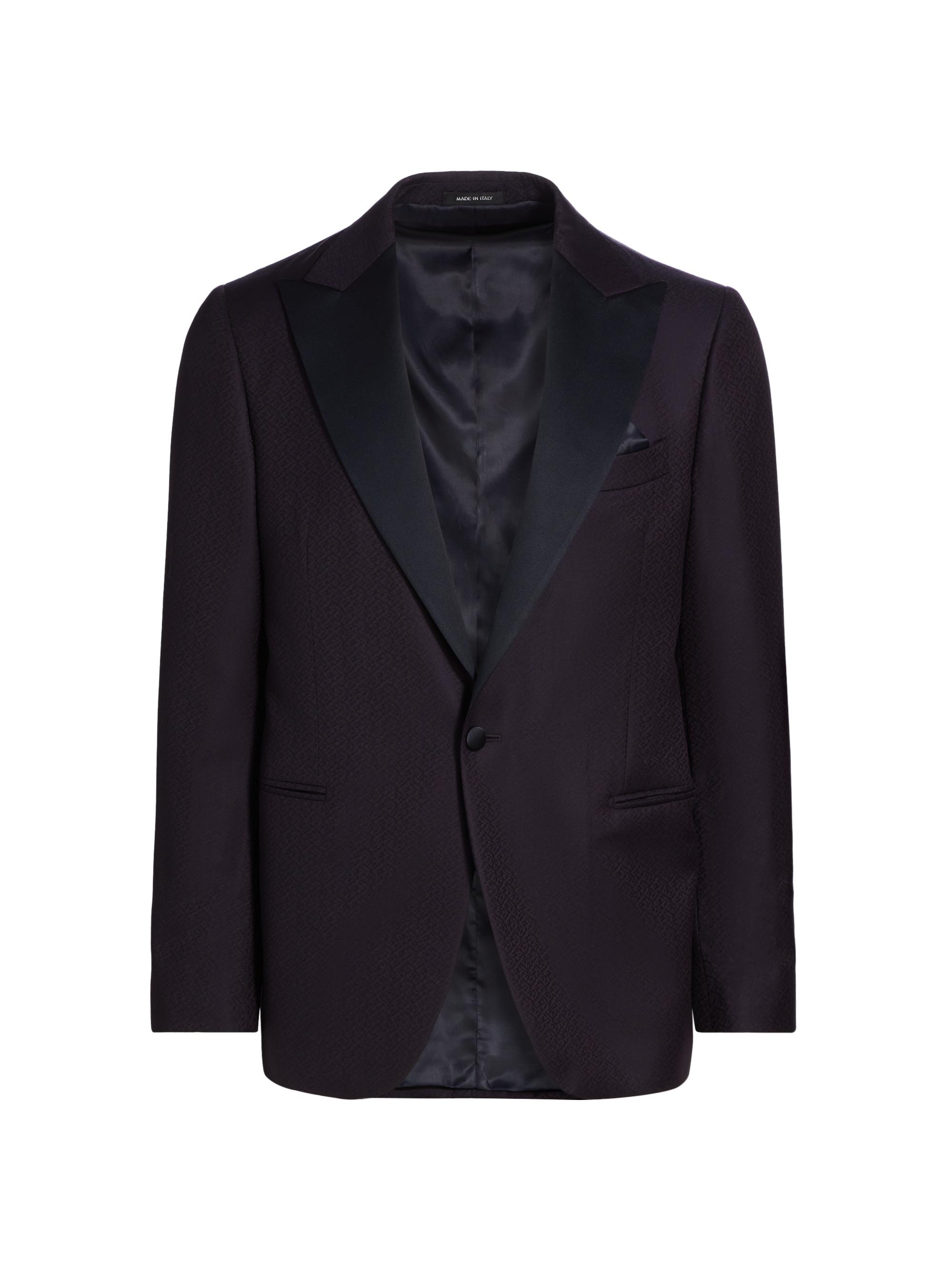 Saks Fifth Avenue Men's COLLECTION Jacquard Dinner Jacket - Dark Purple