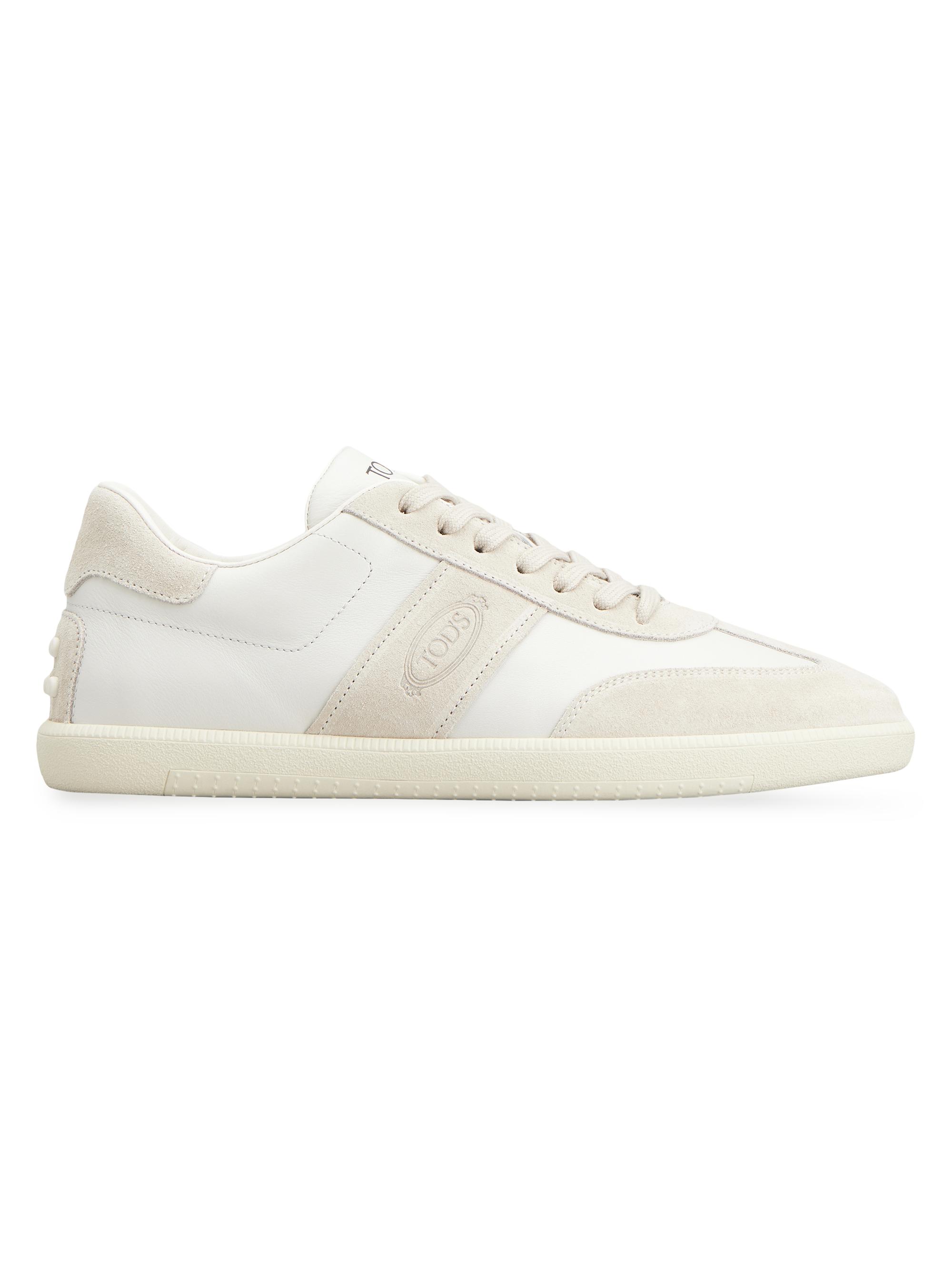 Tod's Allacciata T Cassetta Leather Sneakers | Saks Fifth Avenue