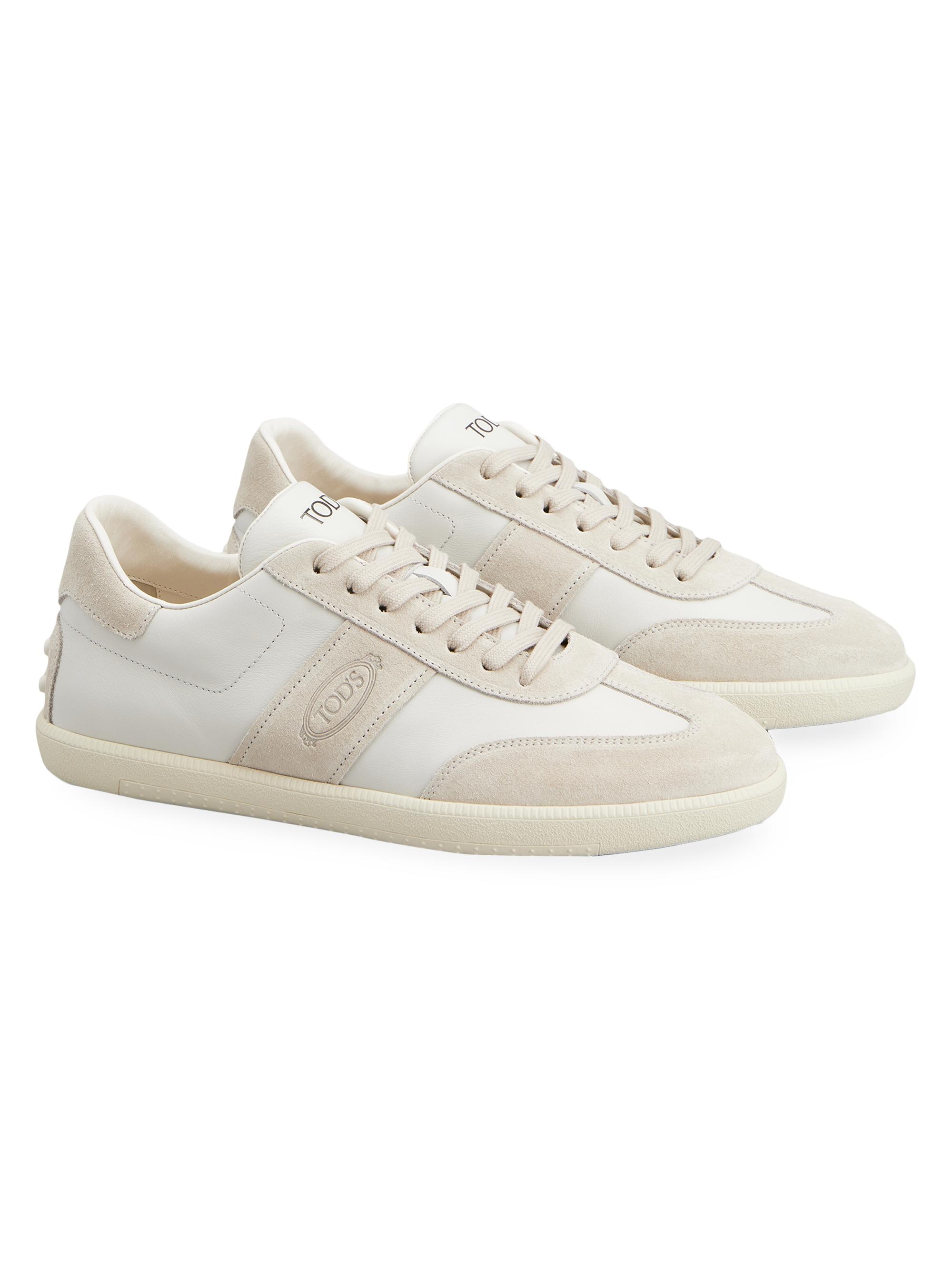 Tod's Allacciata T Cassetta Leather Sneakers | Saks Fifth Avenue