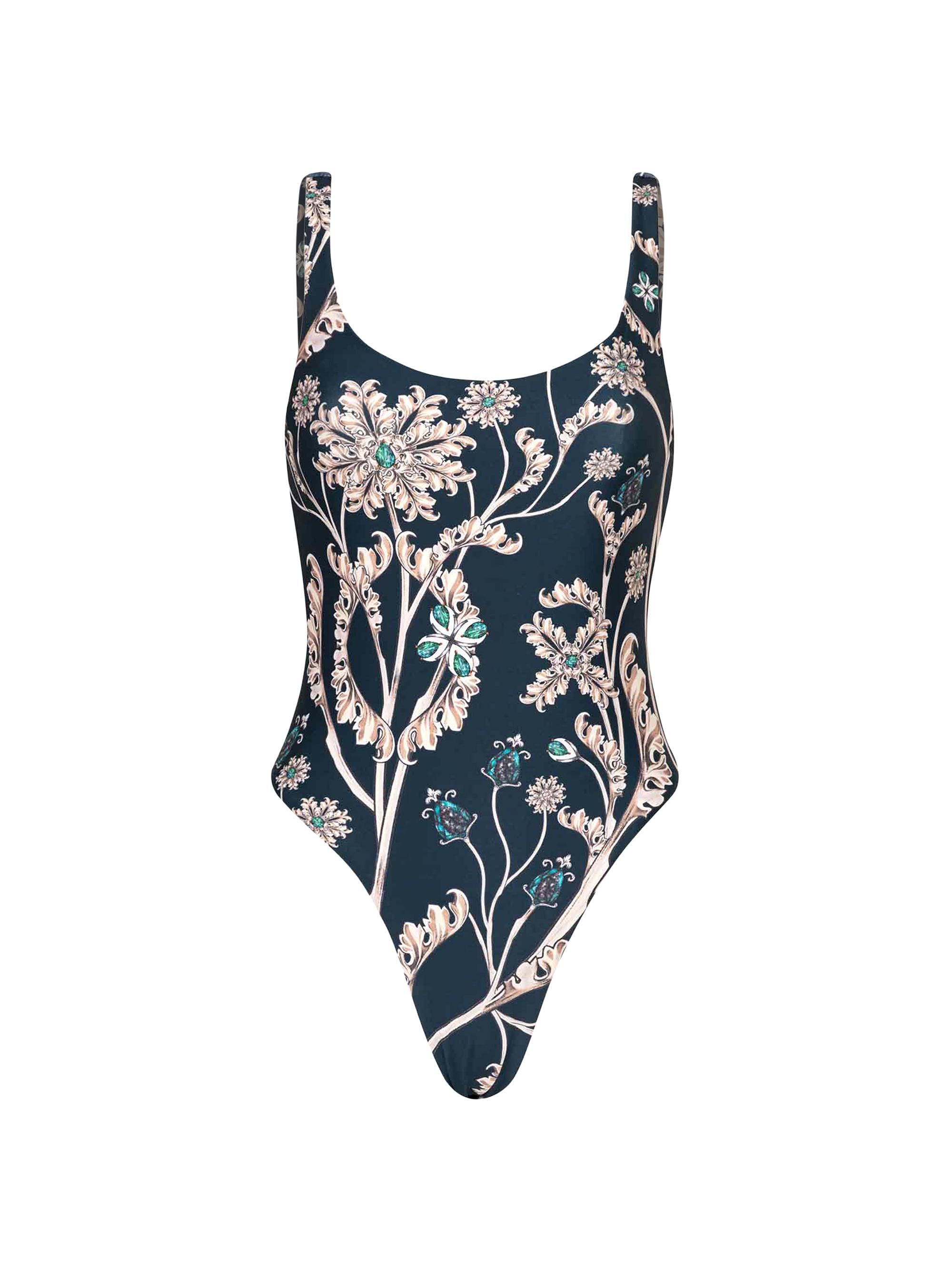 Agua by Agua Bendita Women's Alma Gema Floral One-Piece Swimsuit