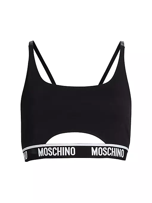 Moschino - Logo-Banded Sports Bra